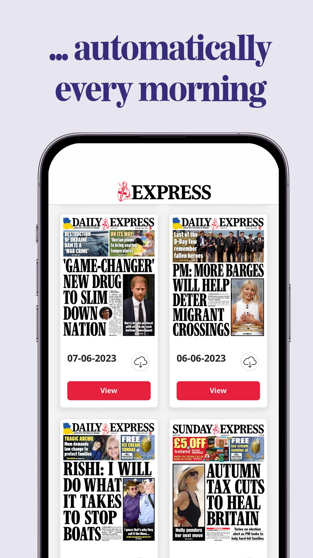 Daily & Sunday Express | Indus Appstore | Screenshot