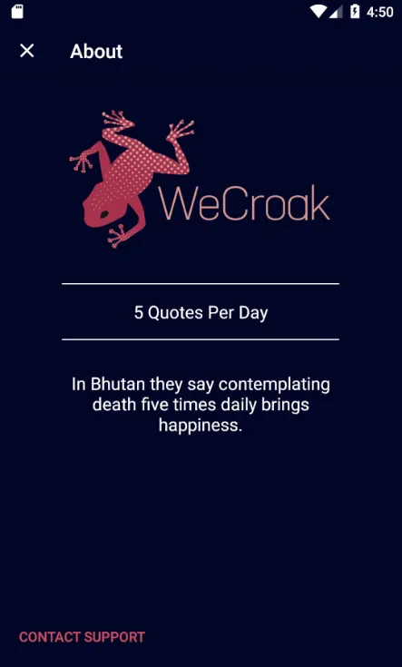 WeCroak | Indus Appstore | Screenshot