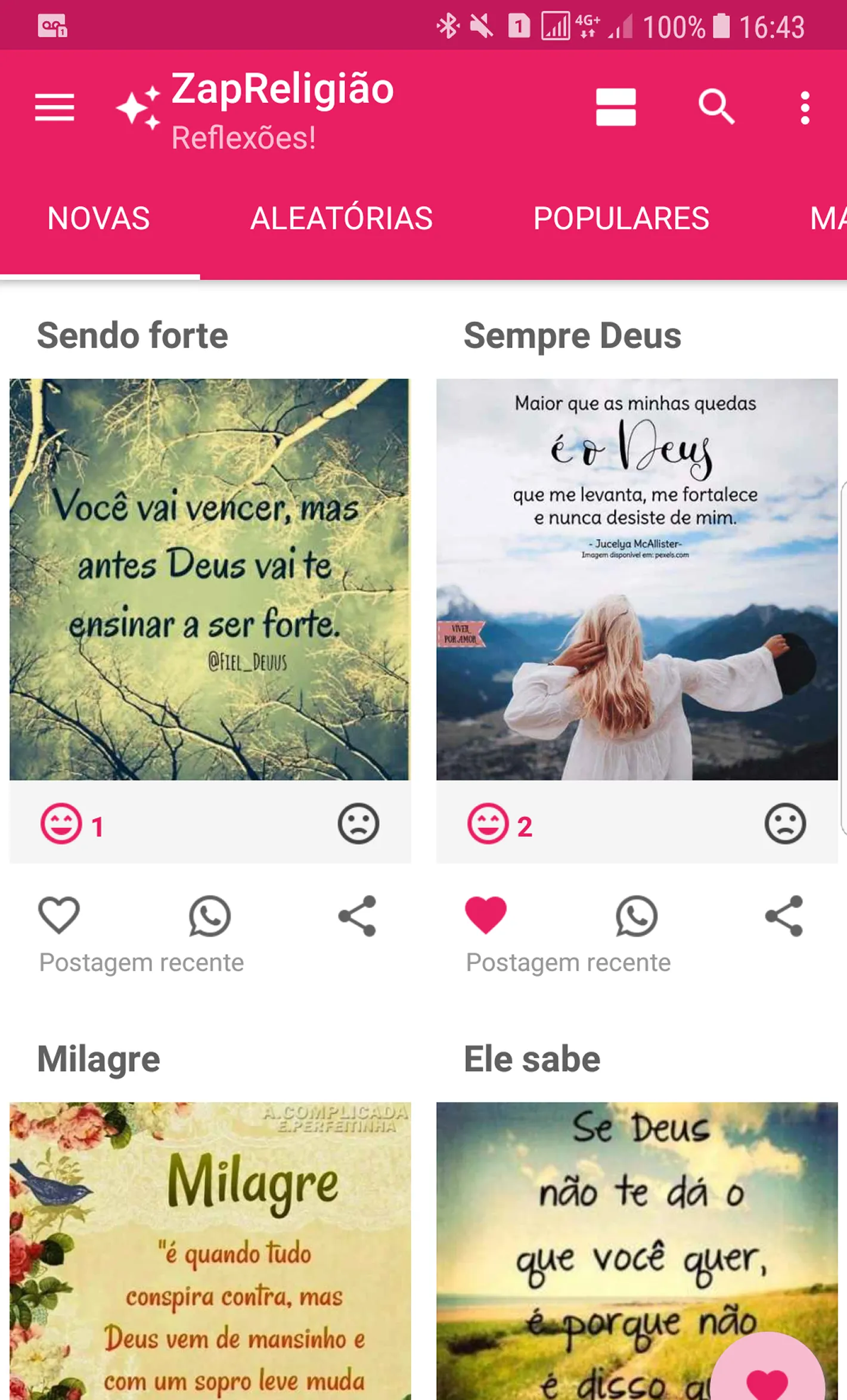 Reflexões, Frases e Saudações | Indus Appstore | Screenshot