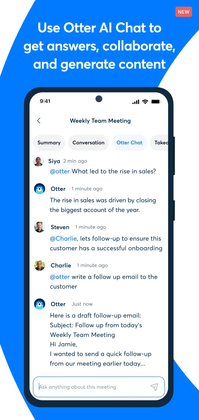 OtterAI Transcribe Voice Notes | Indus Appstore | Screenshot
