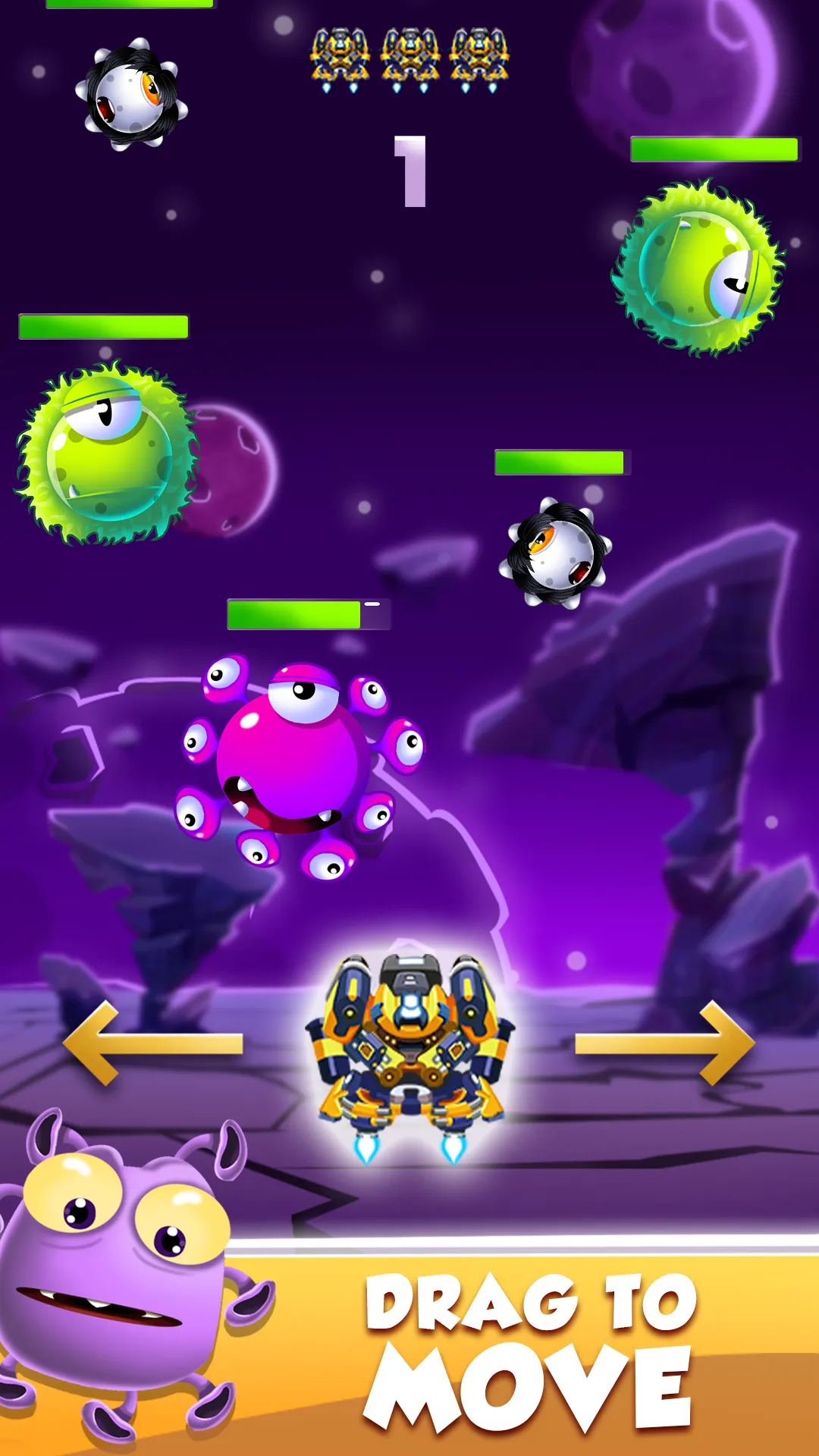 Droid O - Space Shooter Games | Indus Appstore | Screenshot