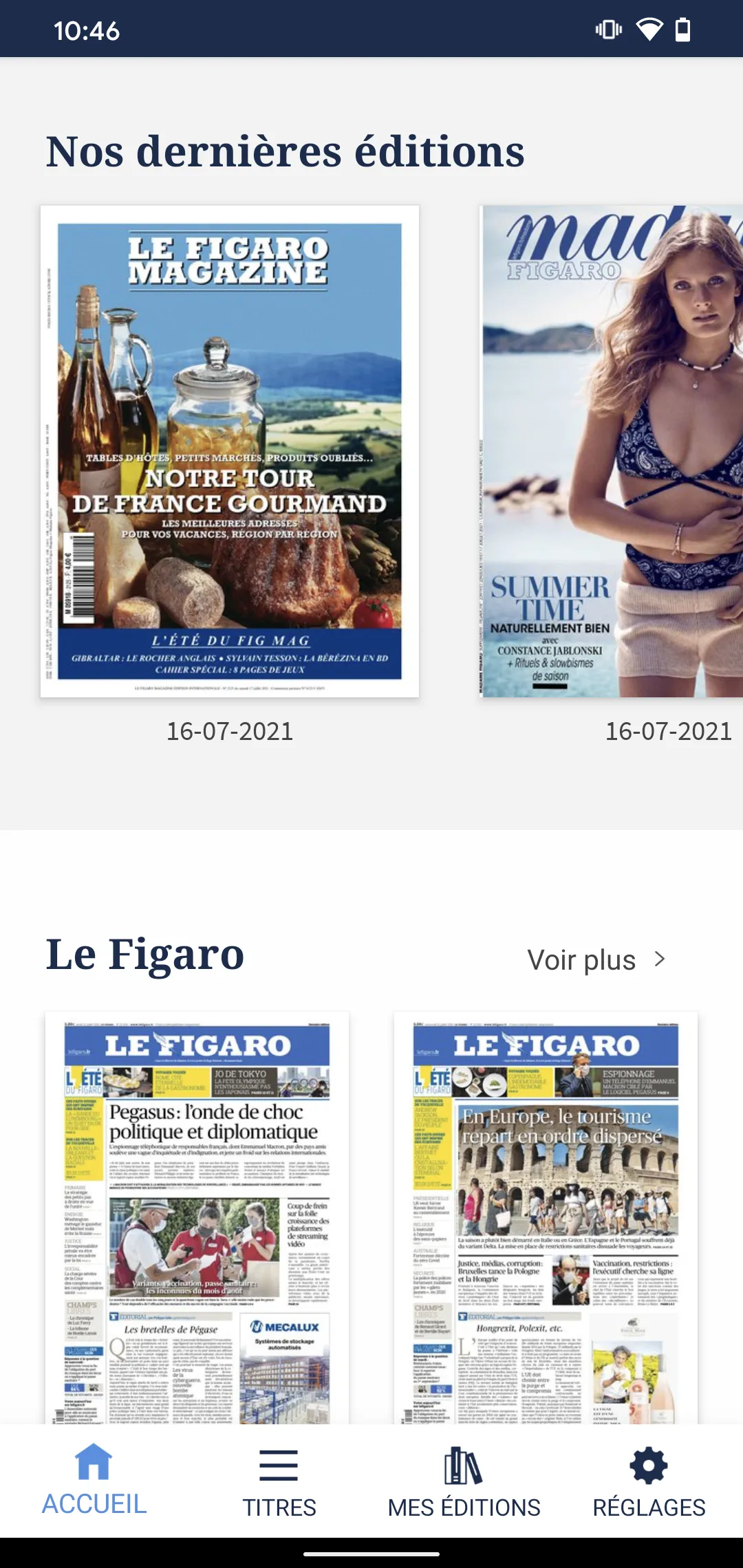 Kiosque Figaro: Journal | Indus Appstore | Screenshot