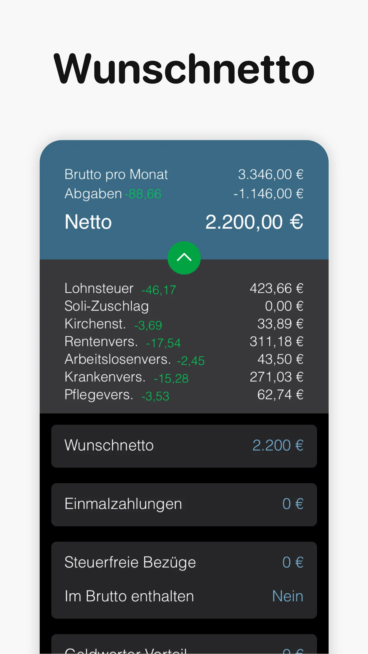 Bruno - Brutto Netto Rechner | Indus Appstore | Screenshot