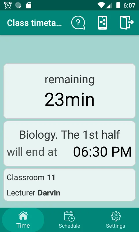 Class Timetable - School, Univ | Indus Appstore | Screenshot