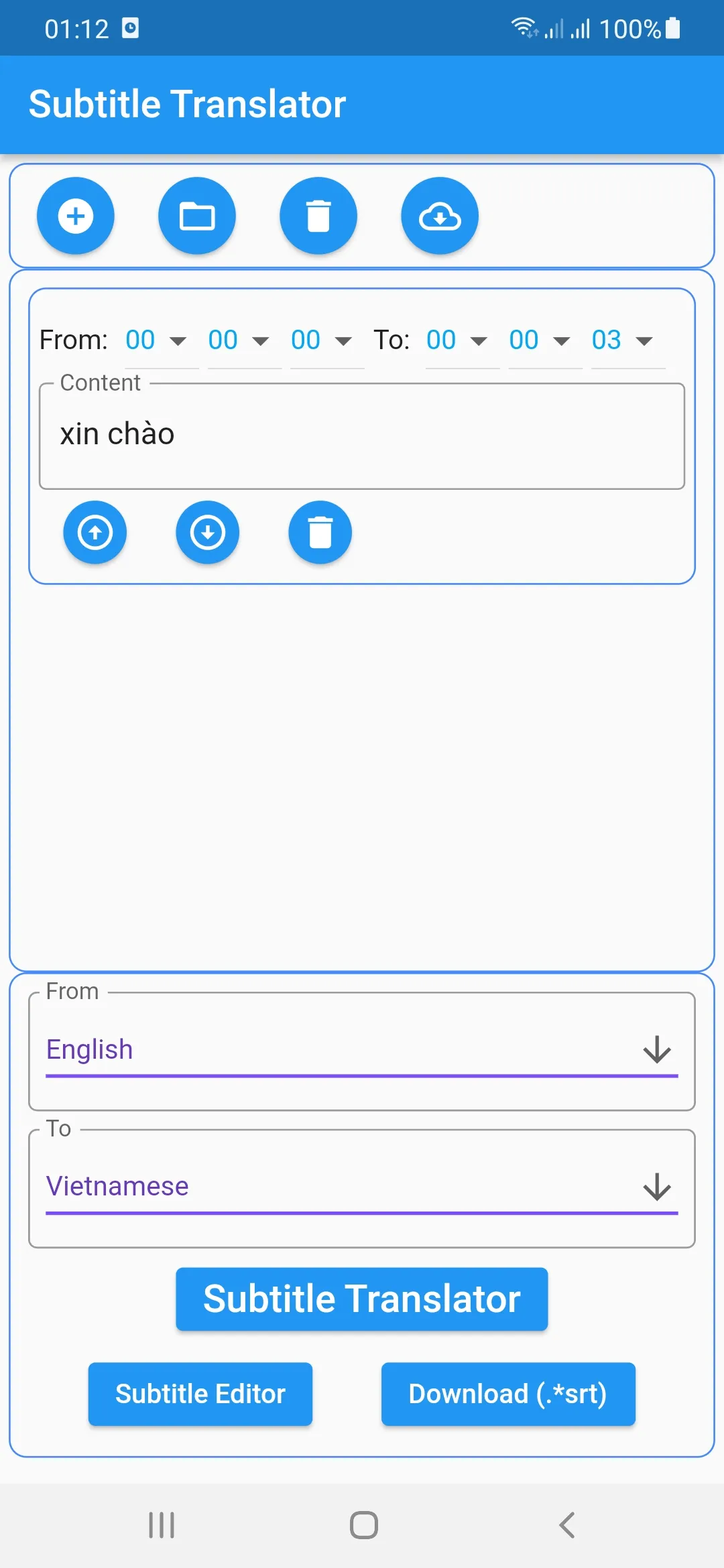 Subtitle Translator | Indus Appstore | Screenshot