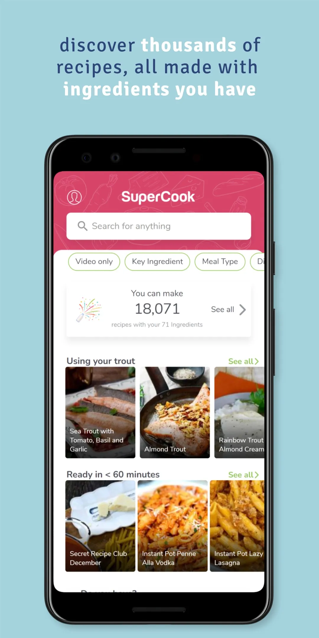 SuperCook - Recipe Generator | Indus Appstore | Screenshot