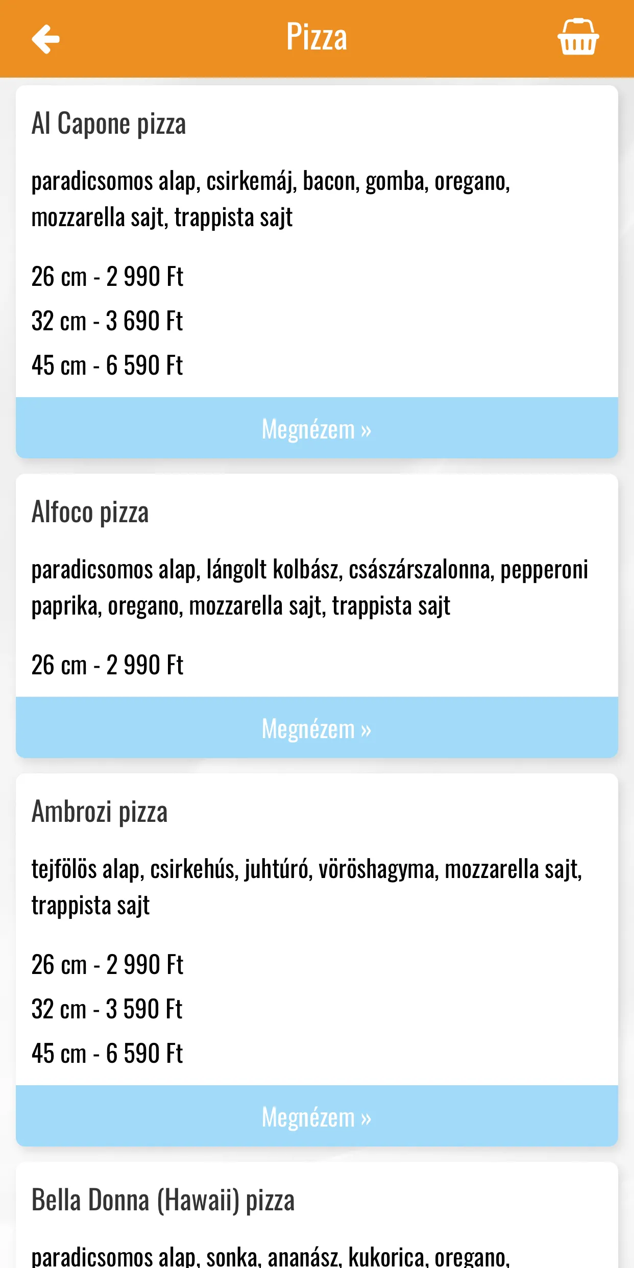 Duó Ételbár és Pizzéria | Indus Appstore | Screenshot