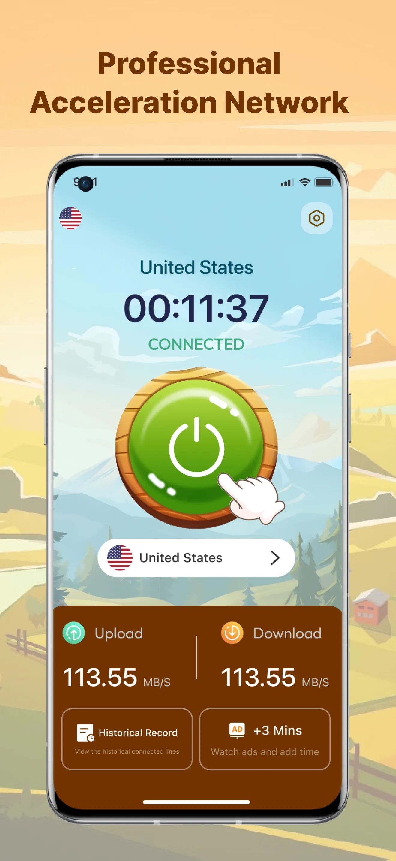 Crypt-VPN Pro | Indus Appstore | Screenshot