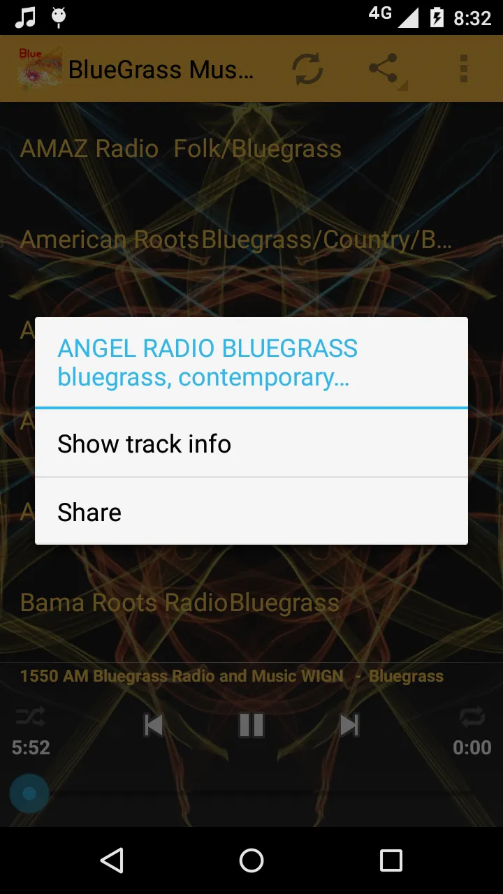 BlueGrass Music ONLINE | Indus Appstore | Screenshot