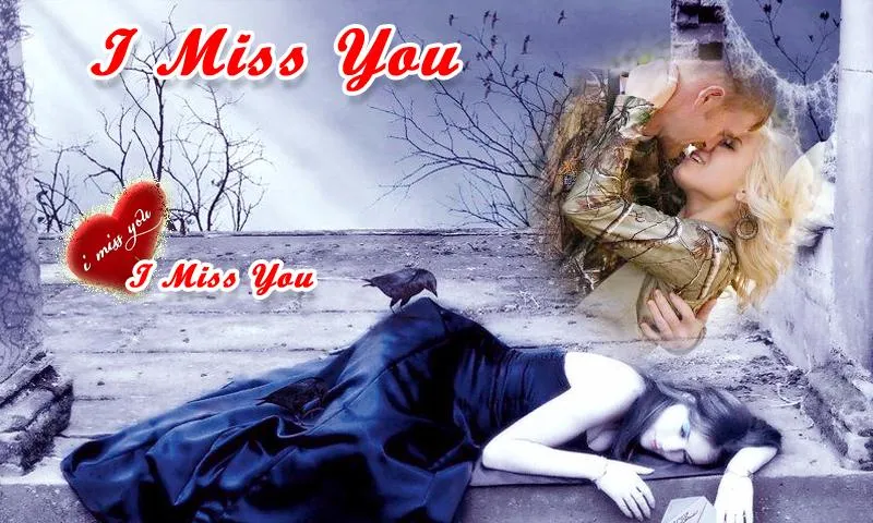 I Miss You Photo Frames | Indus Appstore | Screenshot