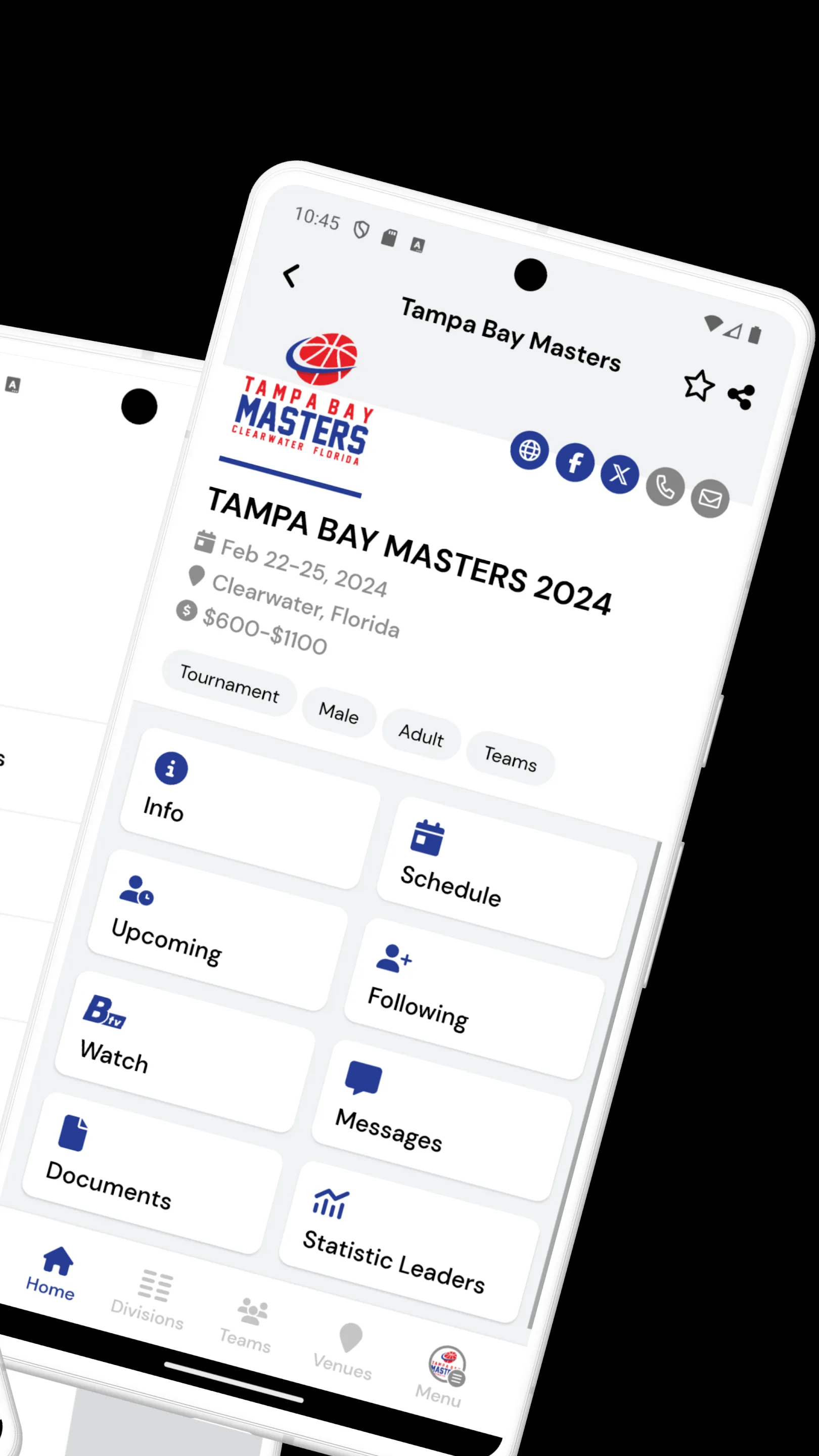 Tampa Bay Masters | Indus Appstore | Screenshot