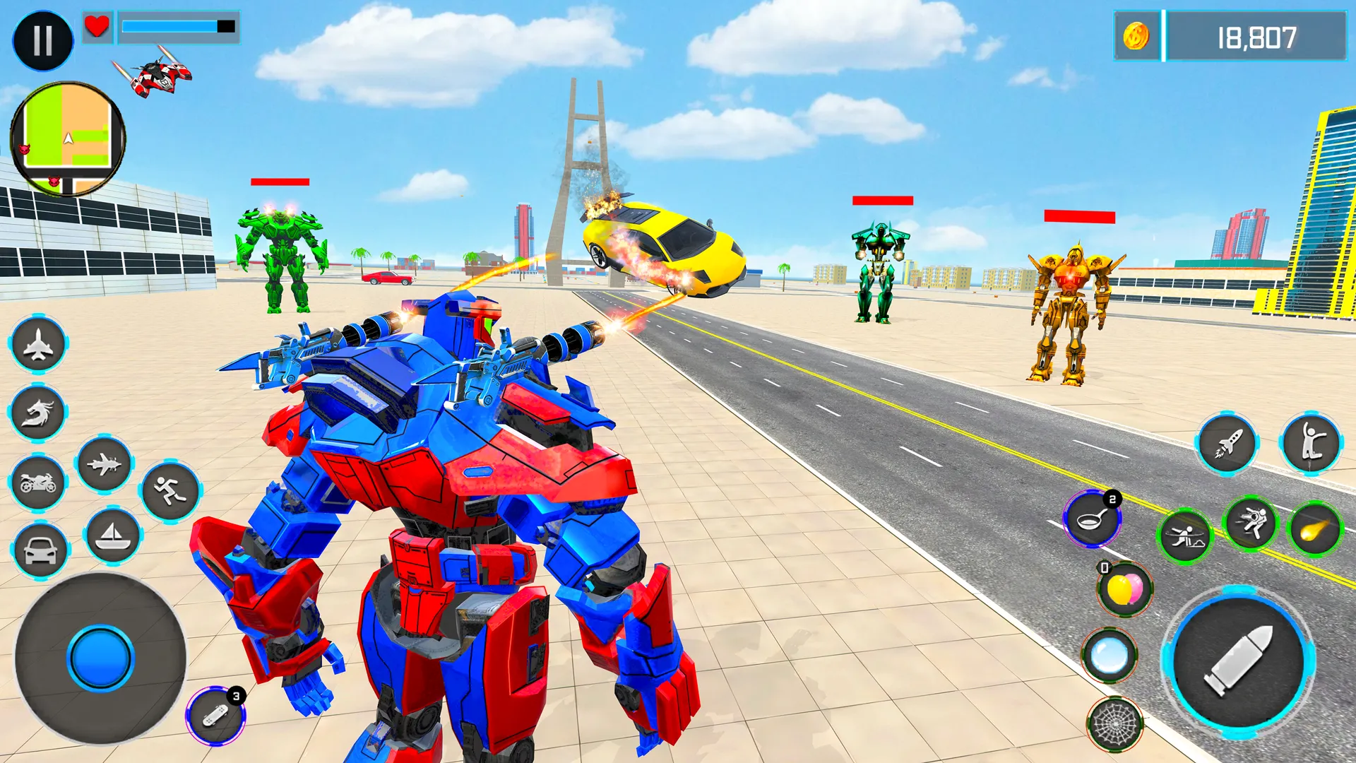 Robot Transform War Car Games | Indus Appstore | Screenshot