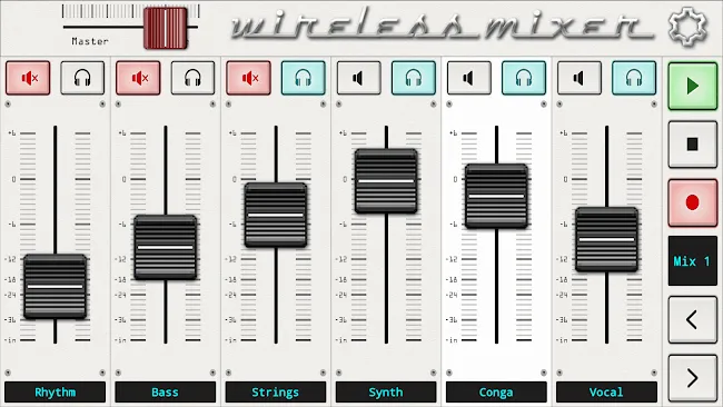 Wireless Mixer - MIDI | Indus Appstore | Screenshot