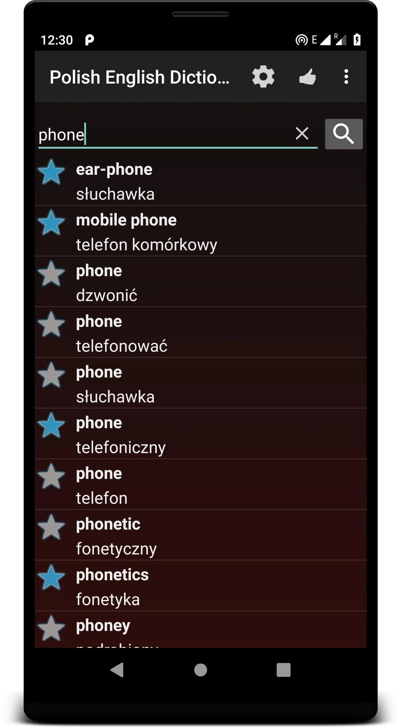 English Polish Dictionary OFFL | Indus Appstore | Screenshot