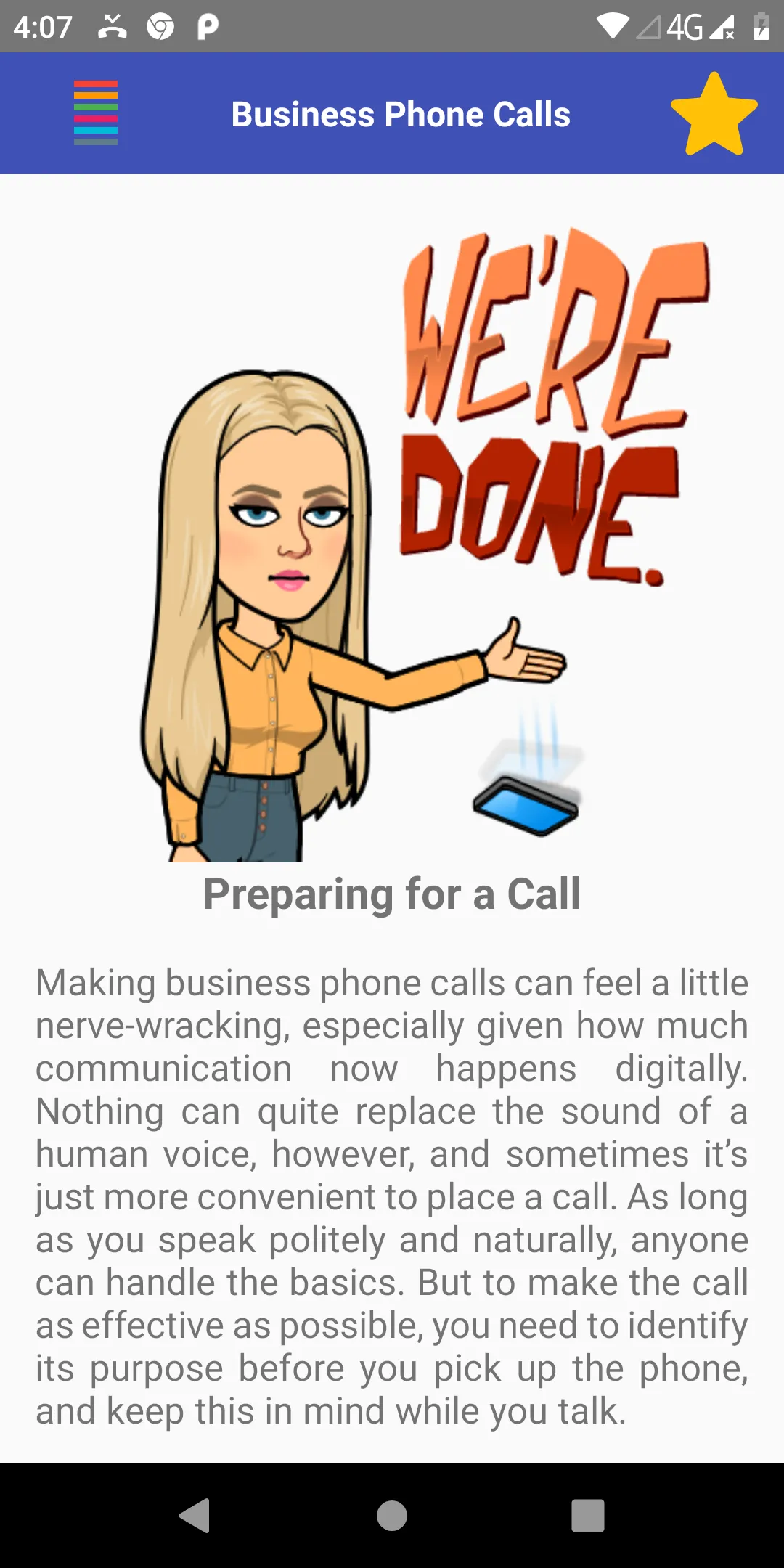 Effective Business Calls | Indus Appstore | Screenshot