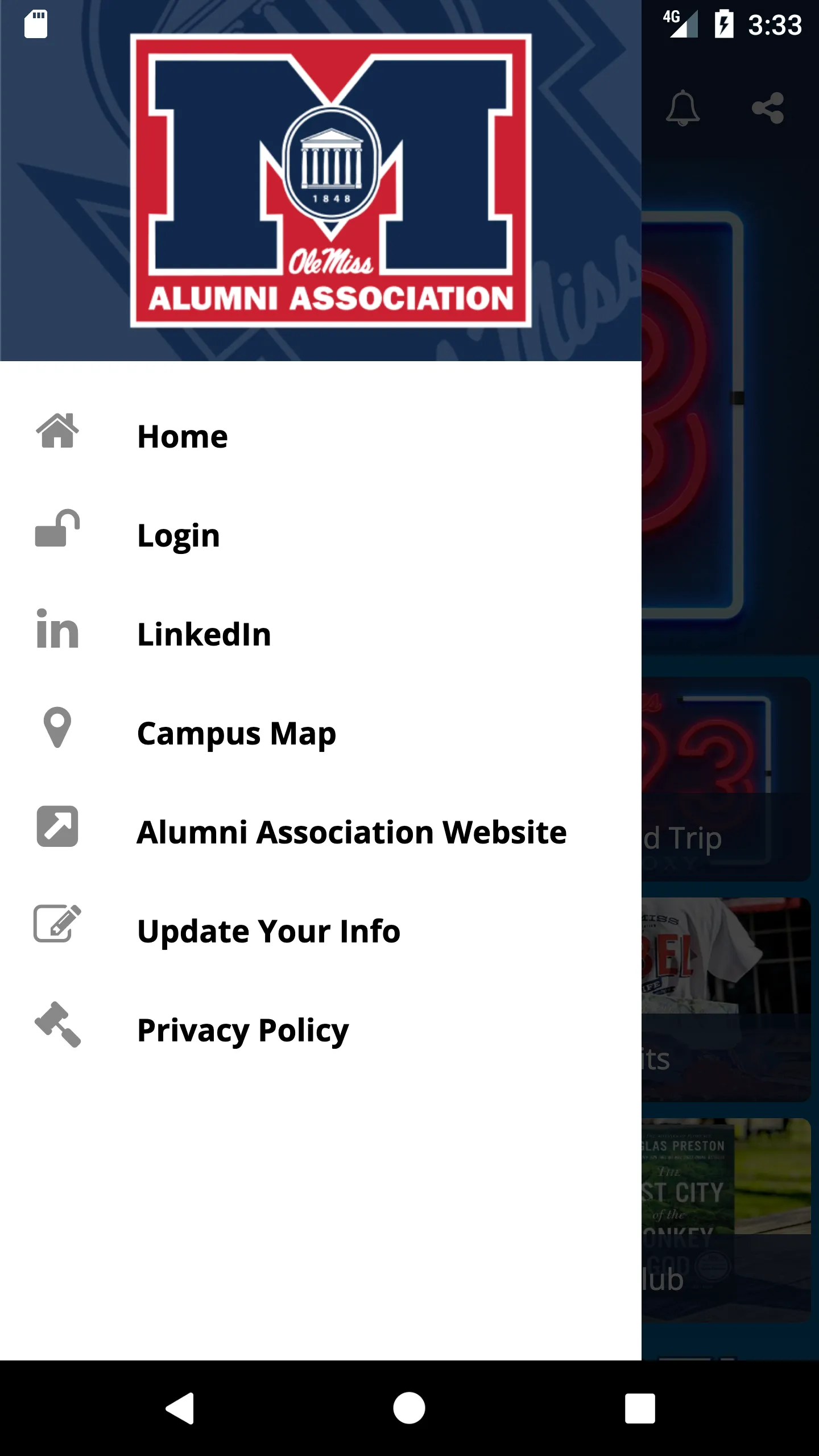 Ole Miss Alumni | Indus Appstore | Screenshot