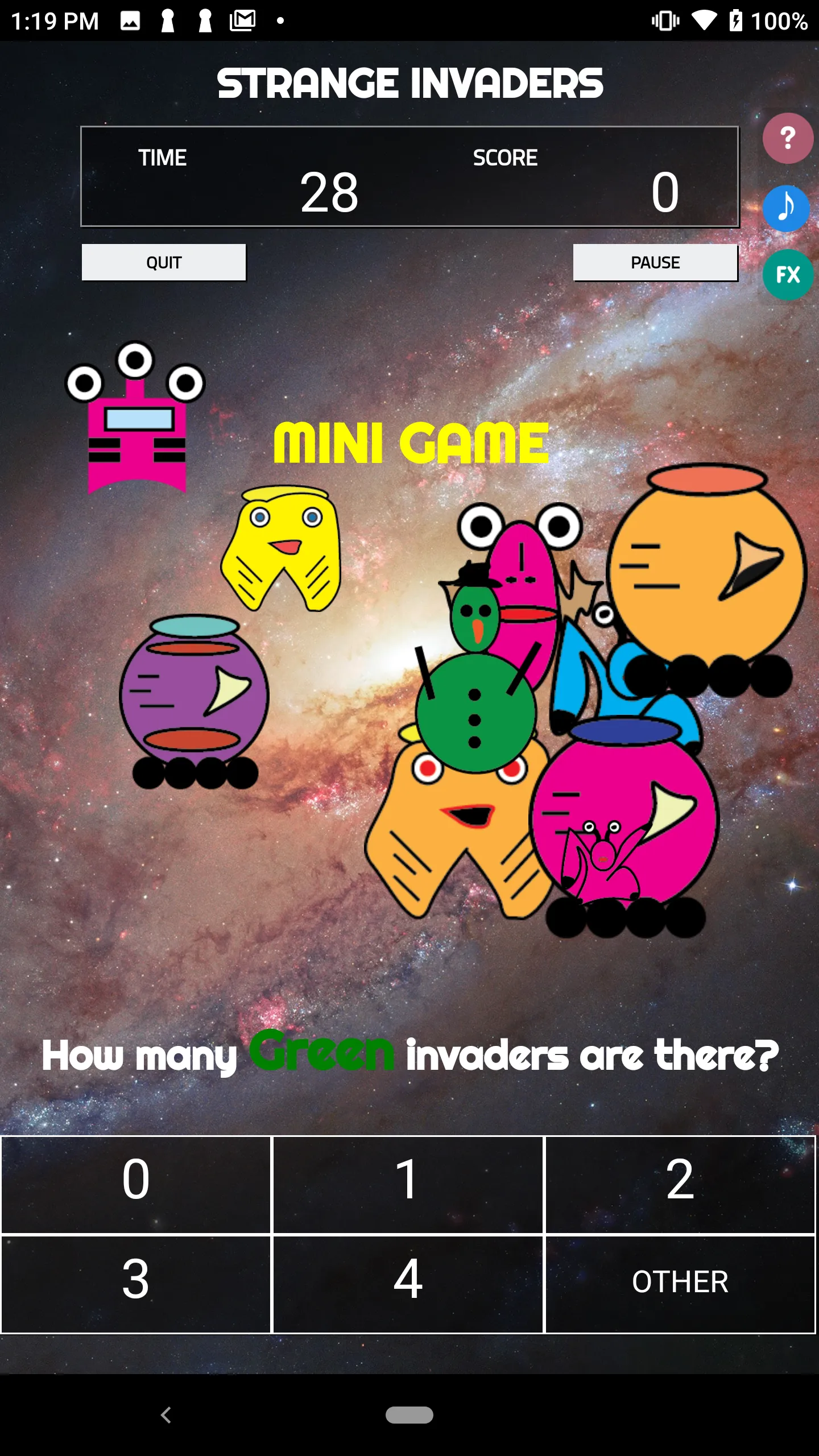 Strange Invaders | Indus Appstore | Screenshot