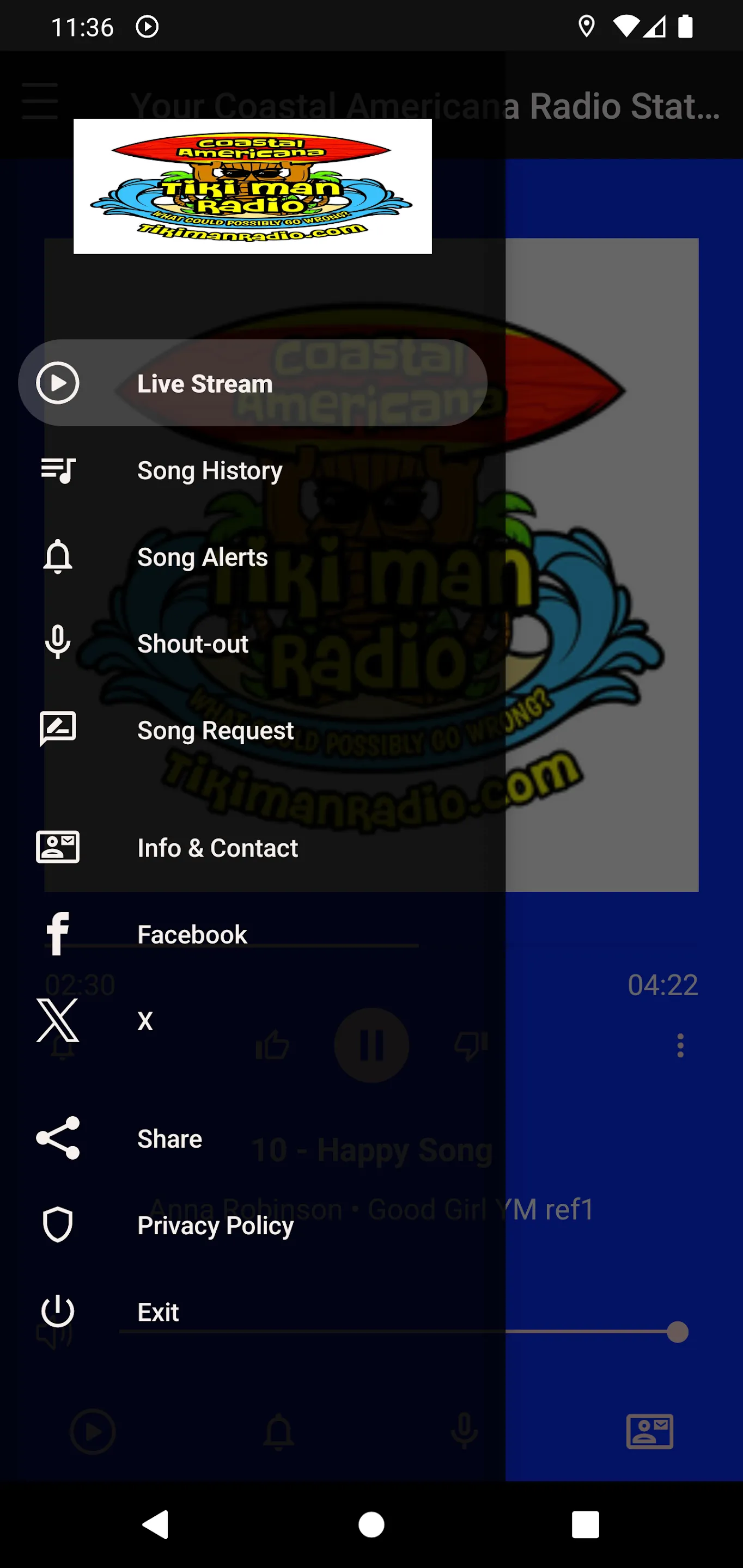 Tiki Man Radio | Indus Appstore | Screenshot