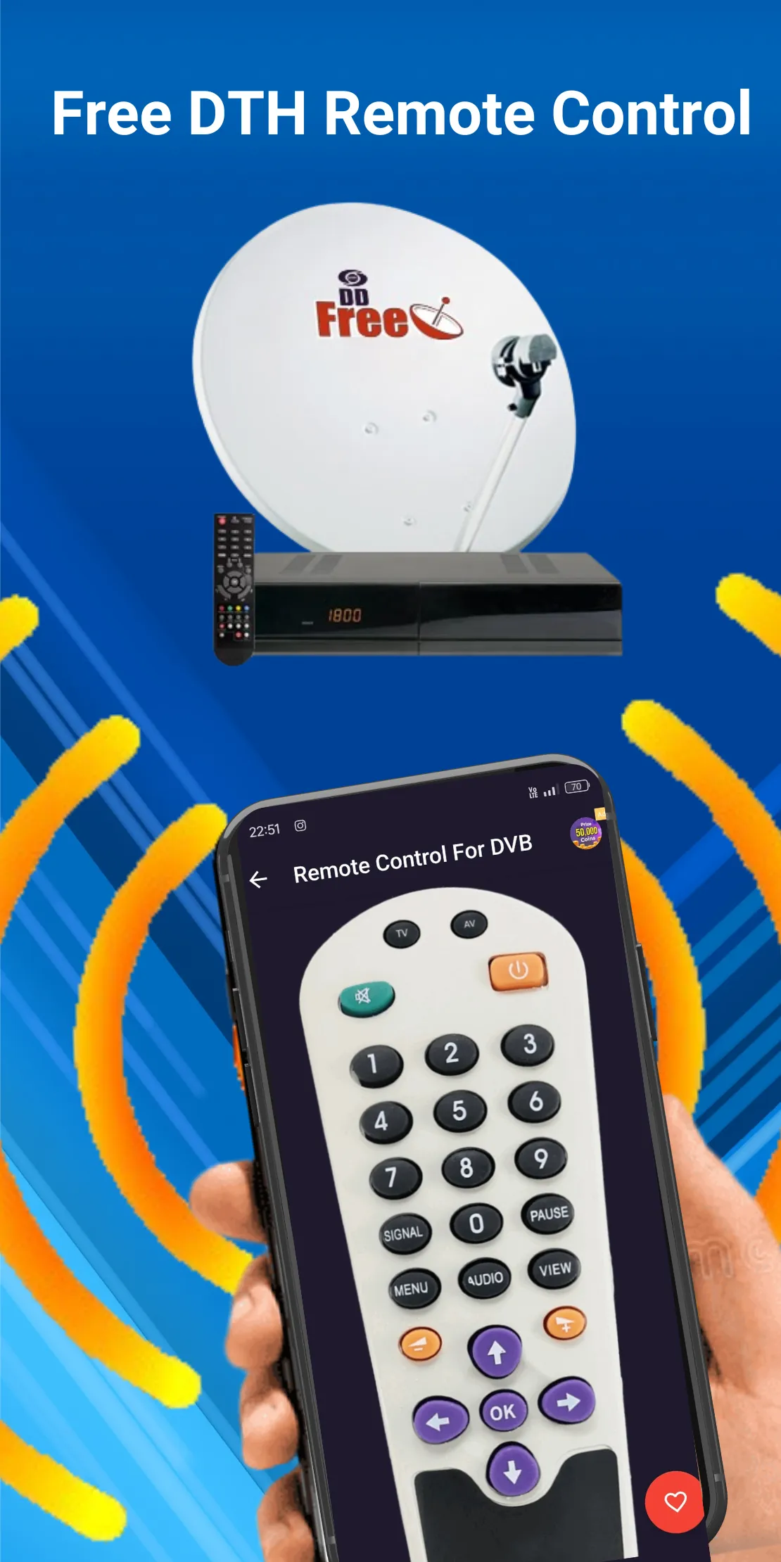 Remote Control Dish Cable Box | Indus Appstore | Screenshot