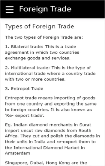 Foreign Trade | Indus Appstore | Screenshot