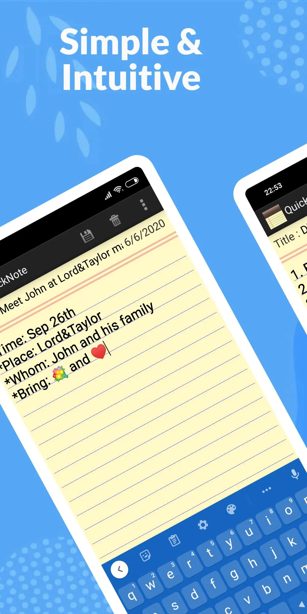 Classic Yellow Notepad | Indus Appstore | Screenshot