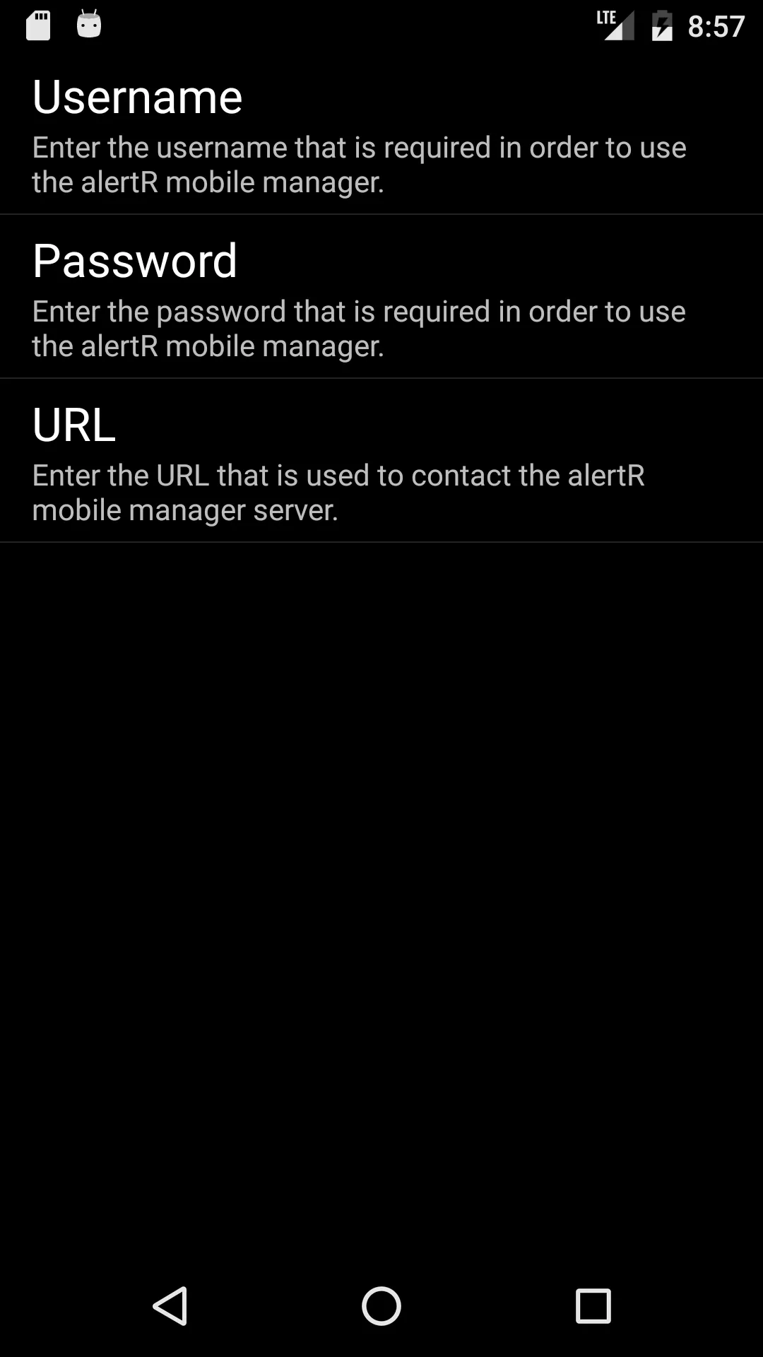 alertR Mobile Web Manager | Indus Appstore | Screenshot