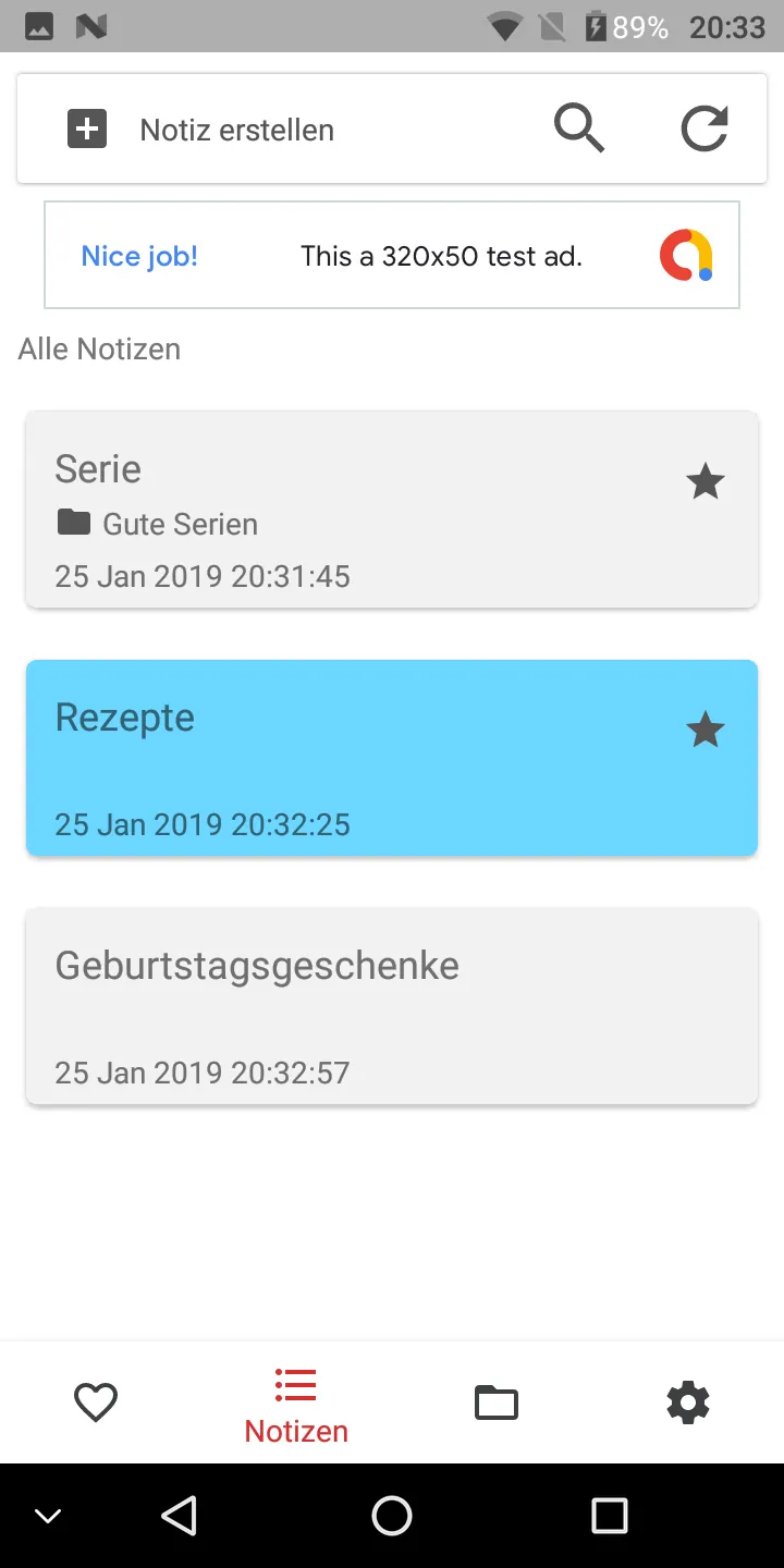 Notizen machen Notizbuch | Indus Appstore | Screenshot