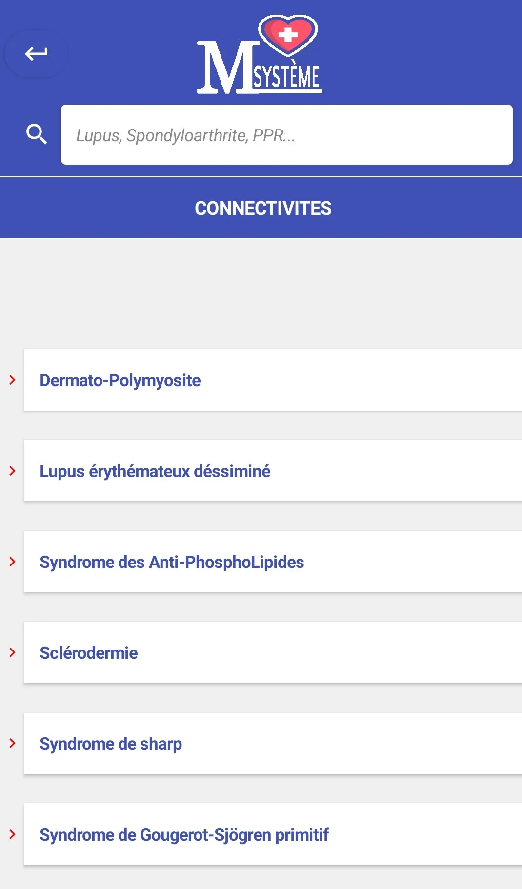 Maladies de système - Msystem+ | Indus Appstore | Screenshot