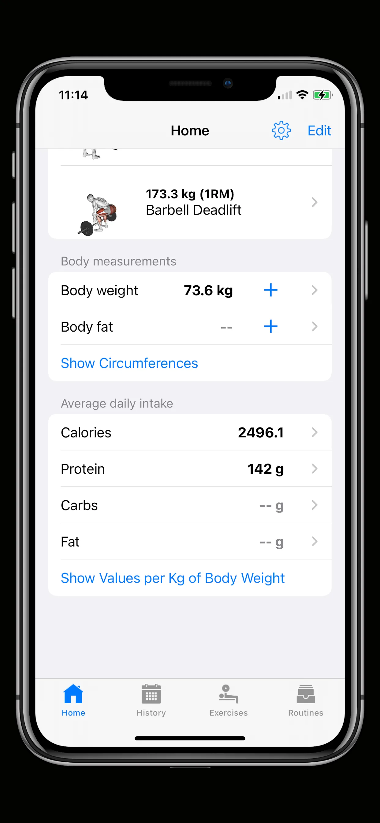 Fitness Logbook | Indus Appstore | Screenshot