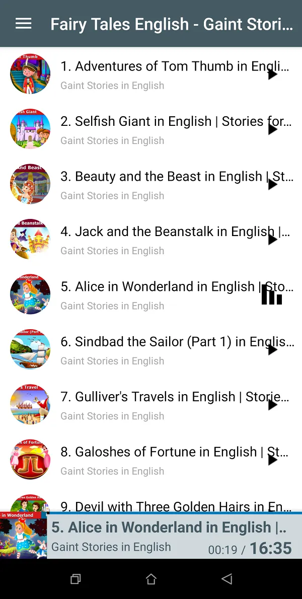 Fairy Tales story sleep sound | Indus Appstore | Screenshot