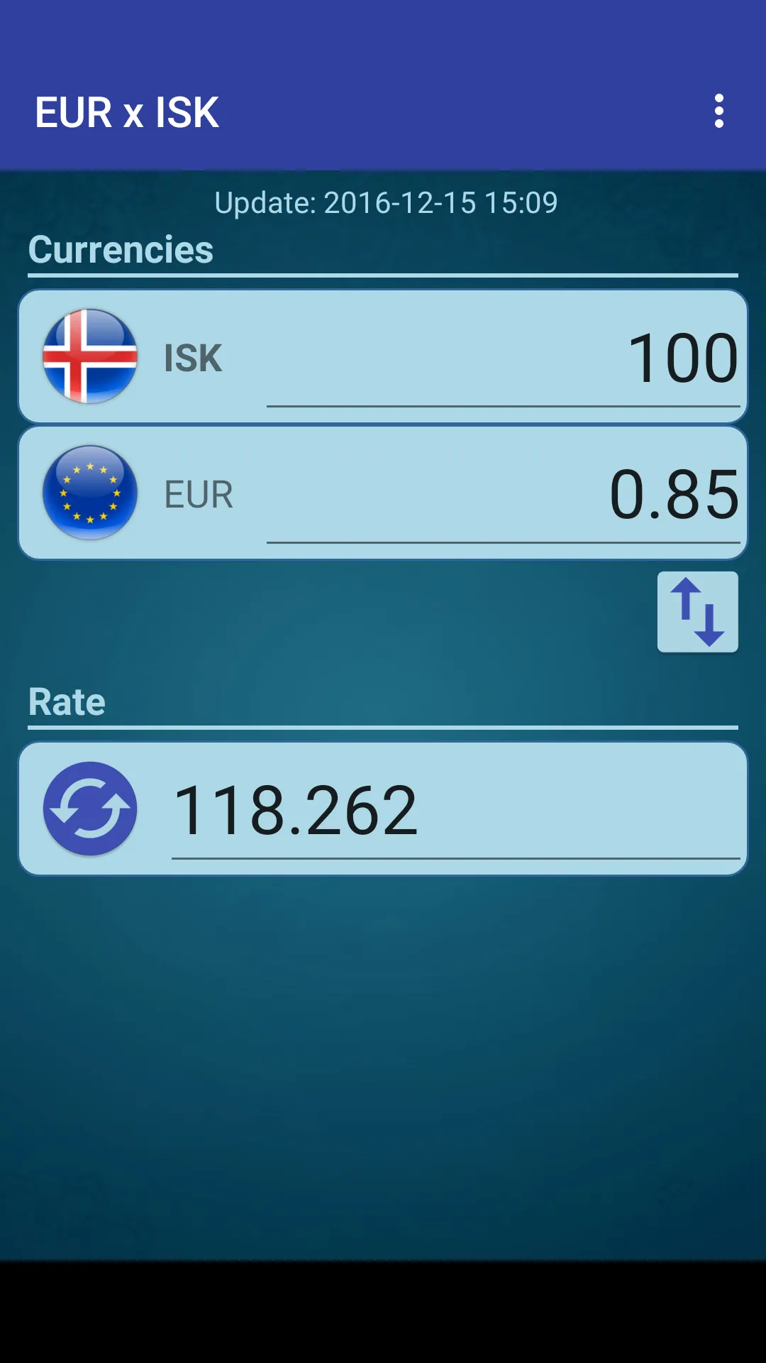 Euro x Iceland Krona | Indus Appstore | Screenshot