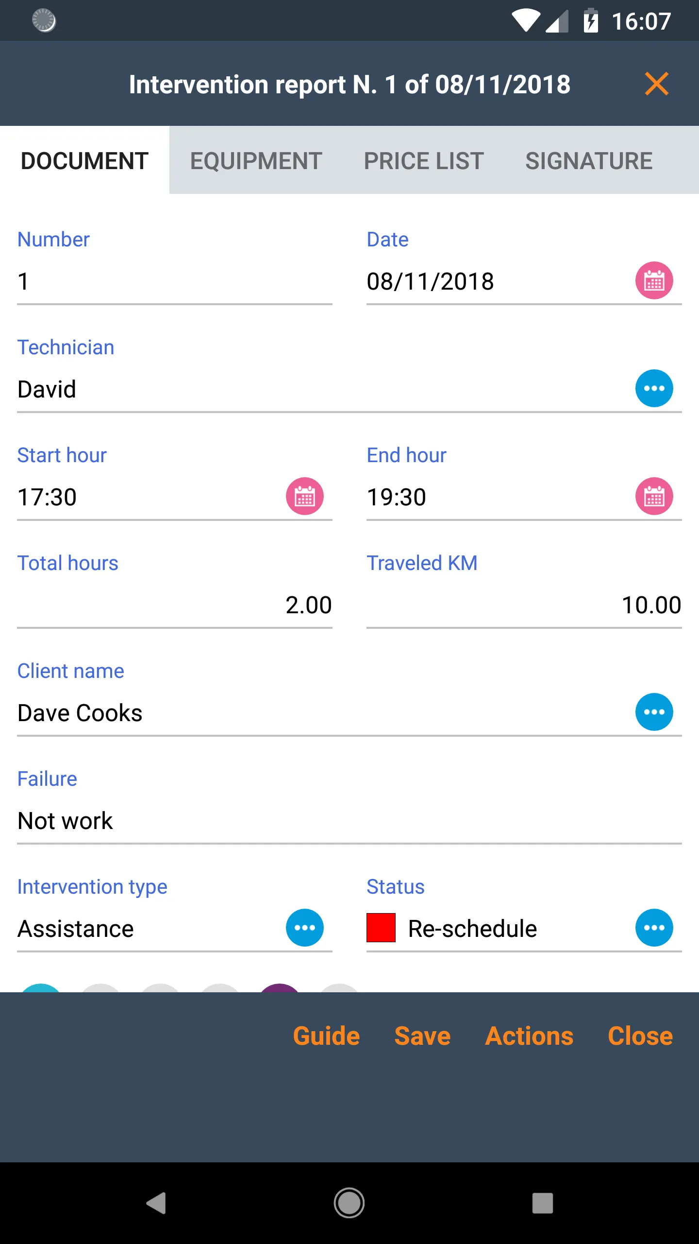 ReportOne – Assist Tech Report | Indus Appstore | Screenshot