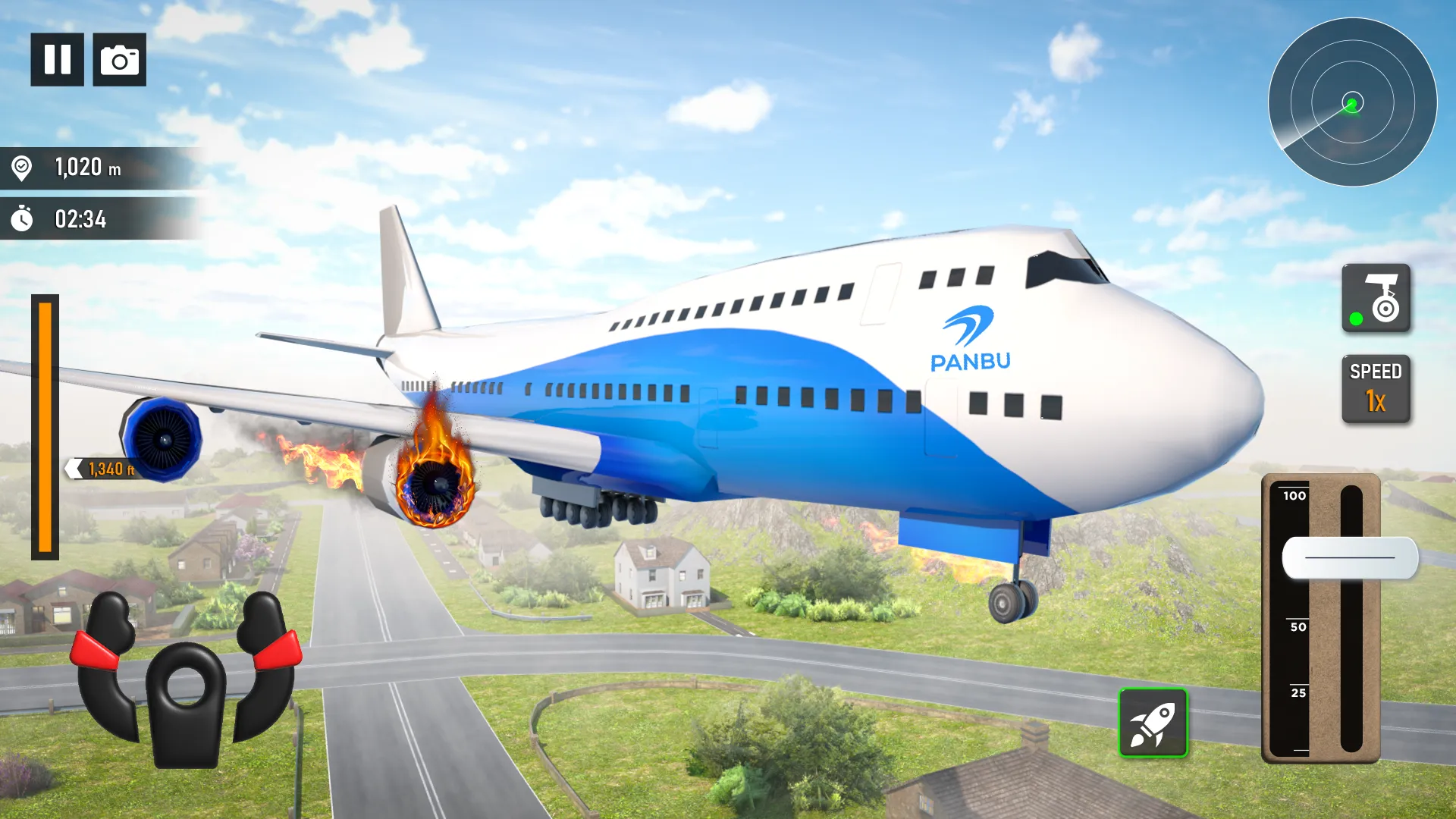 Airplane Simulator 3d Games | Indus Appstore | Screenshot