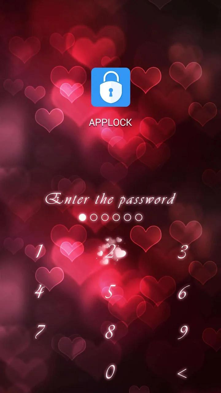 AppLock Theme I Love You | Indus Appstore | Screenshot