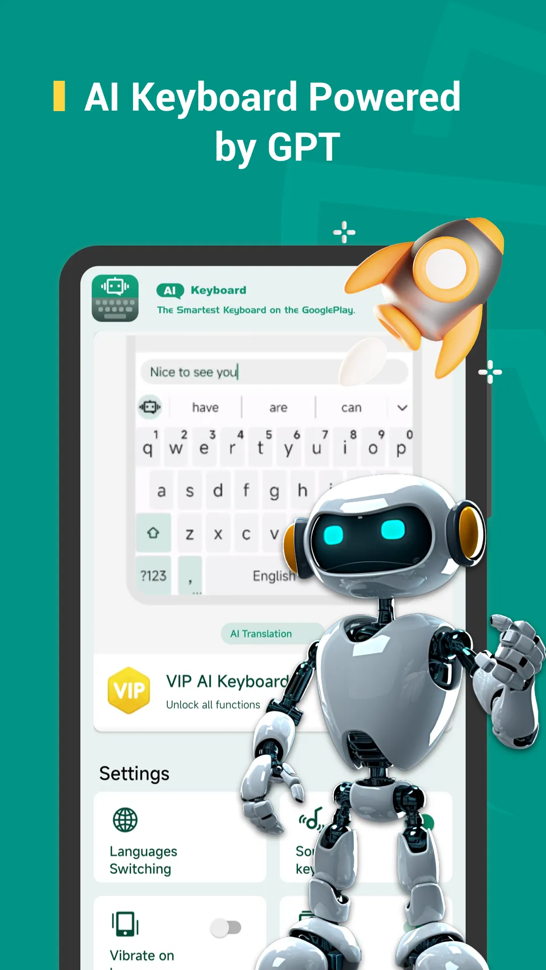 AI Keyboard - AI Assistant | Indus Appstore | Screenshot