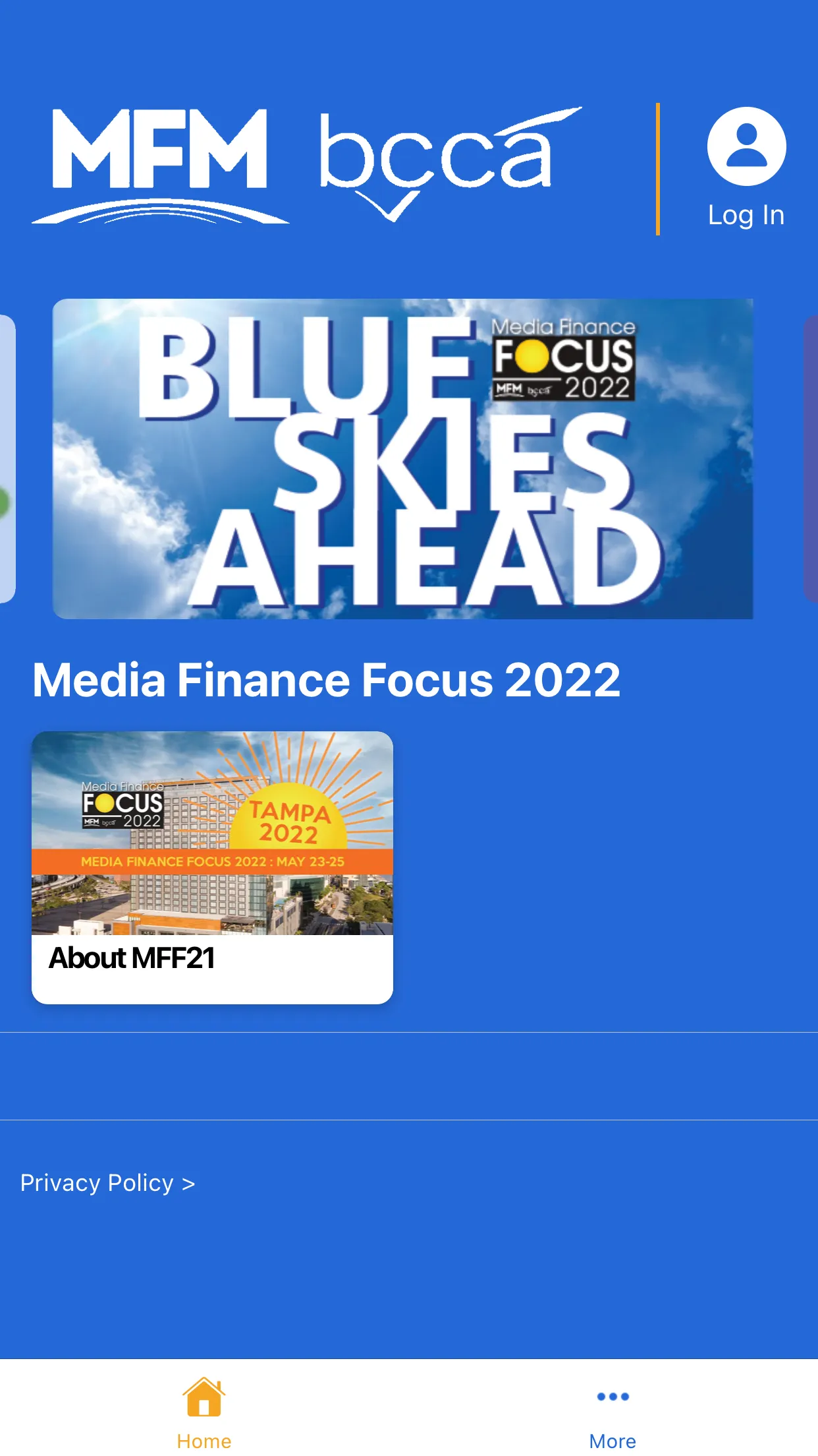 Media Finance Events | Indus Appstore | Screenshot