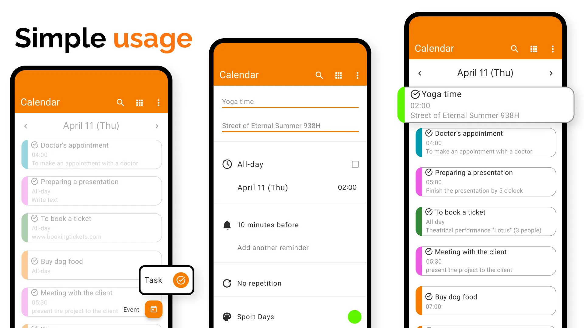 Simple Calendar | Indus Appstore | Screenshot