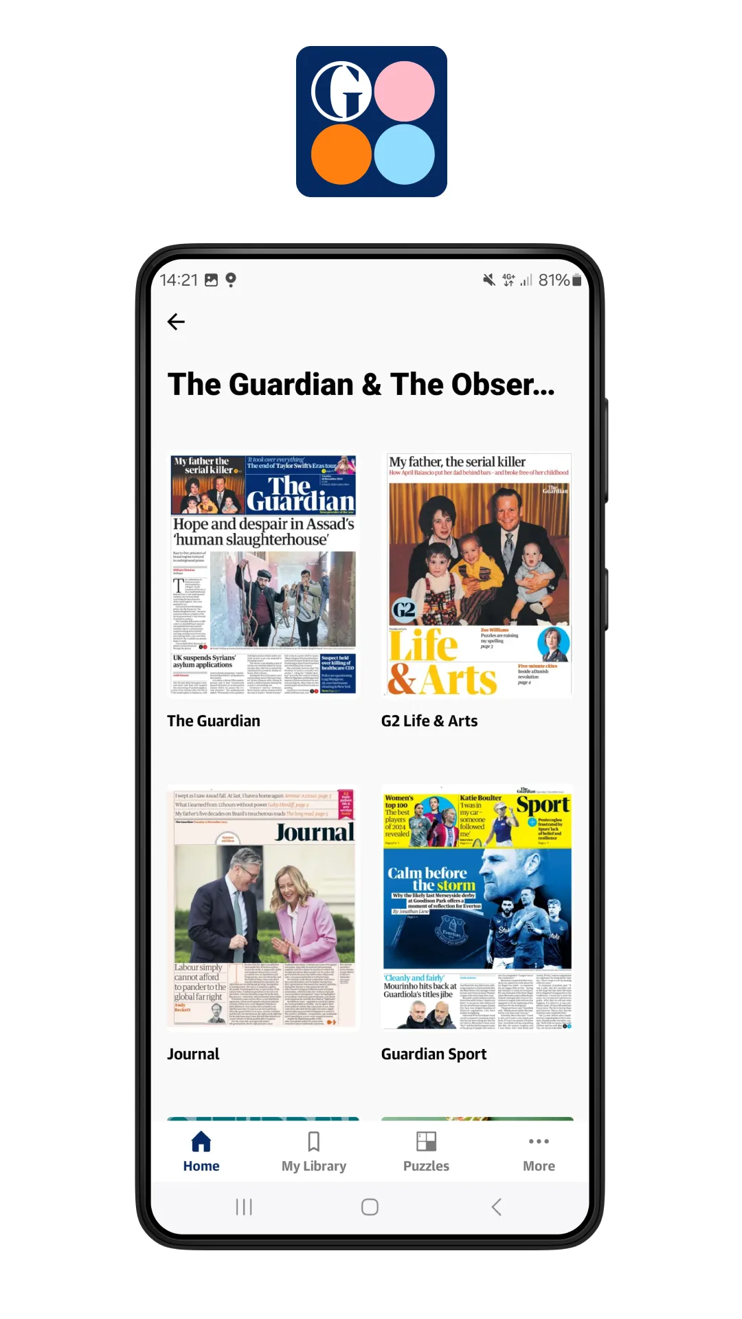 The Guardian Editions | Indus Appstore | Screenshot