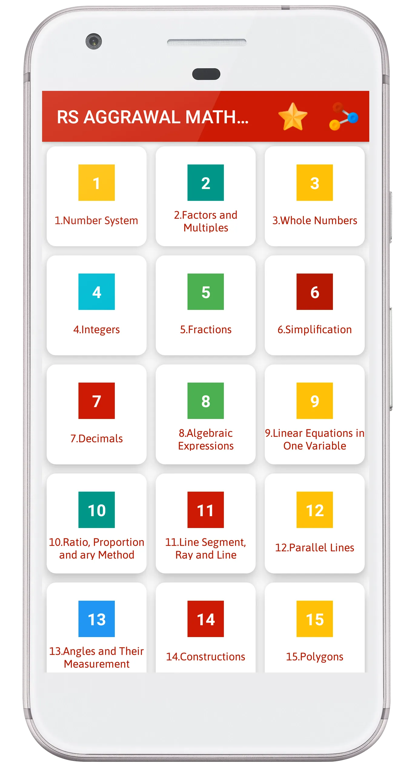 RS Aggarwal 6th to 12th Math | Indus Appstore | Screenshot