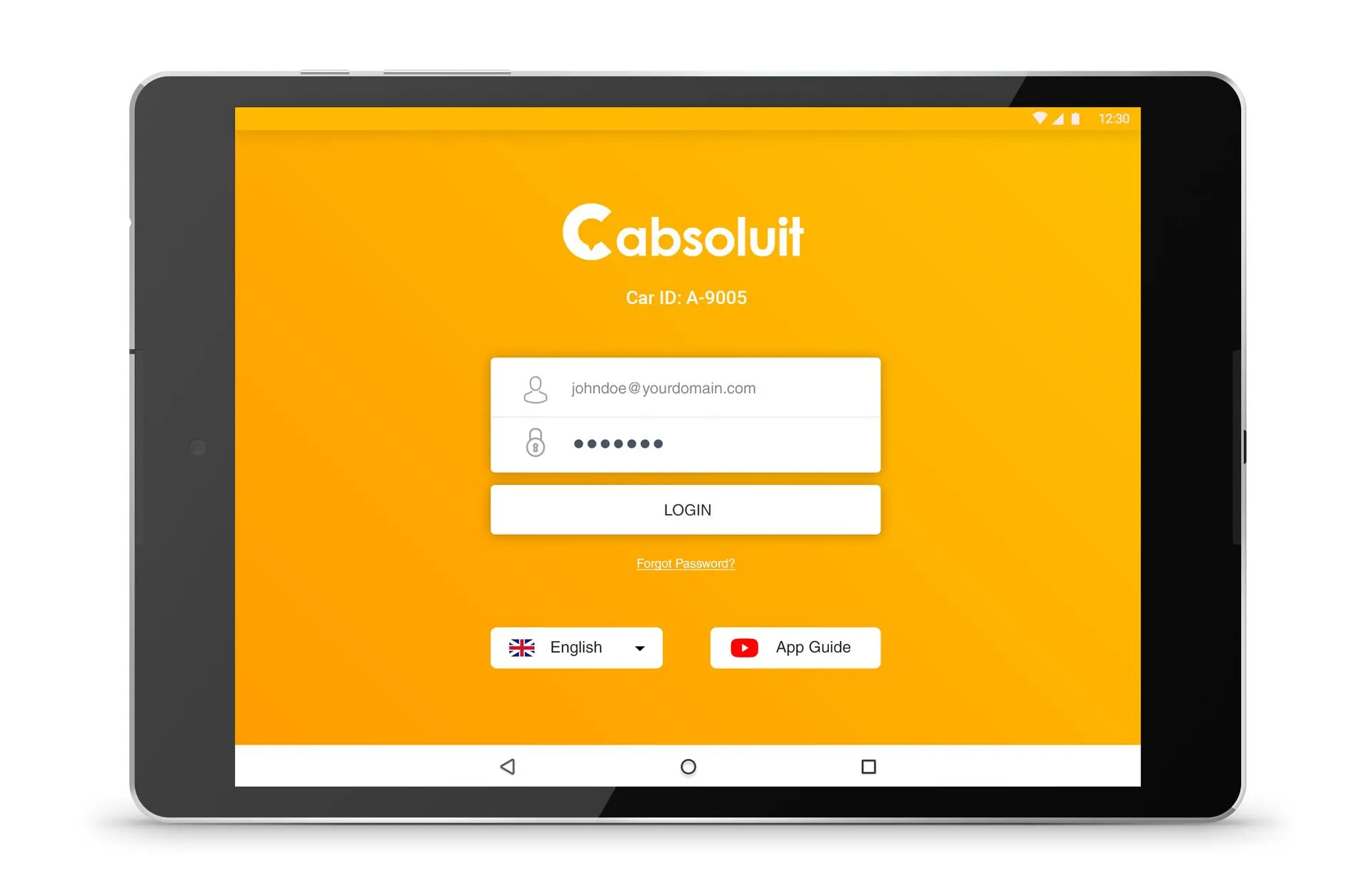 Cabsoluit Driver Tablet | Indus Appstore | Screenshot