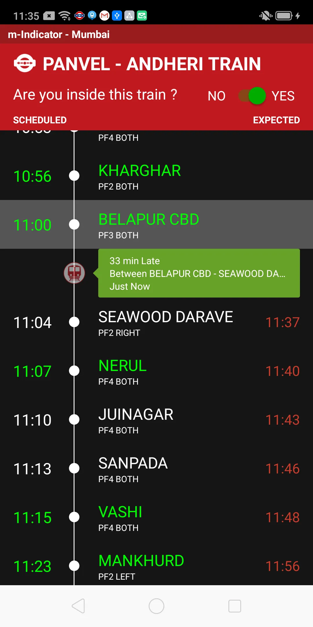 m-Indicator: Mumbai Local | Indus Appstore | Screenshot