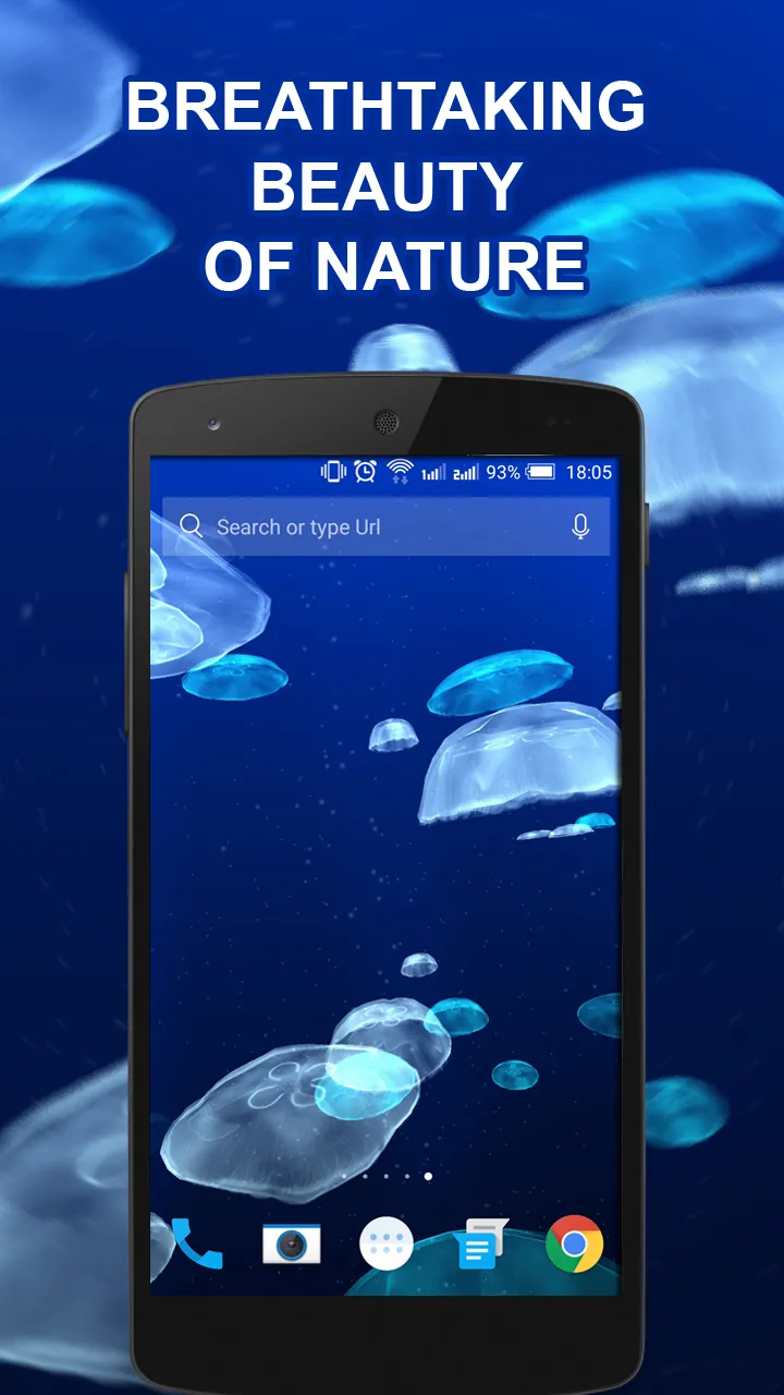 Jellyfishes 3D live wallpaper | Indus Appstore | Screenshot