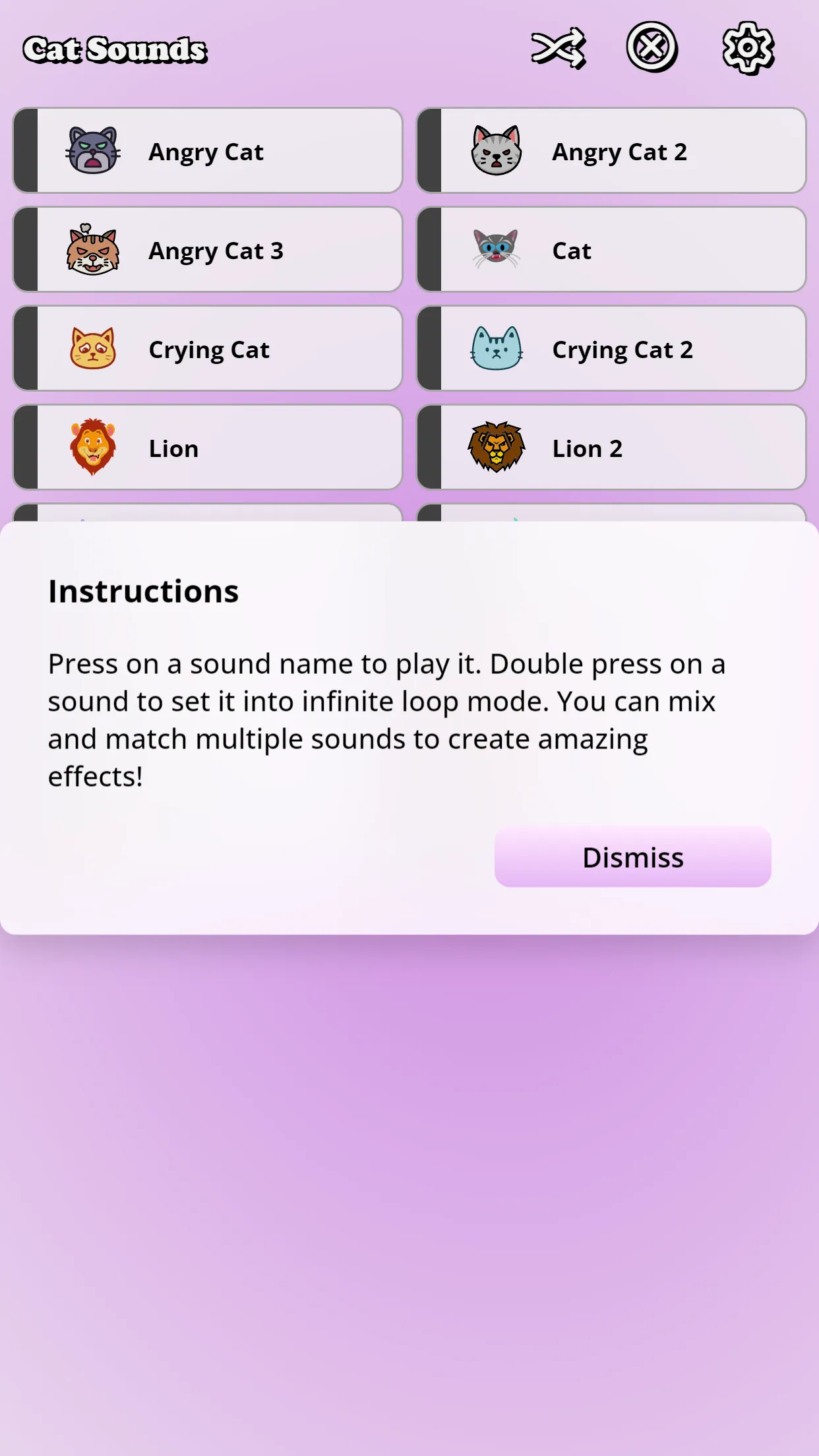 Cat Soundboard | Indus Appstore | Screenshot