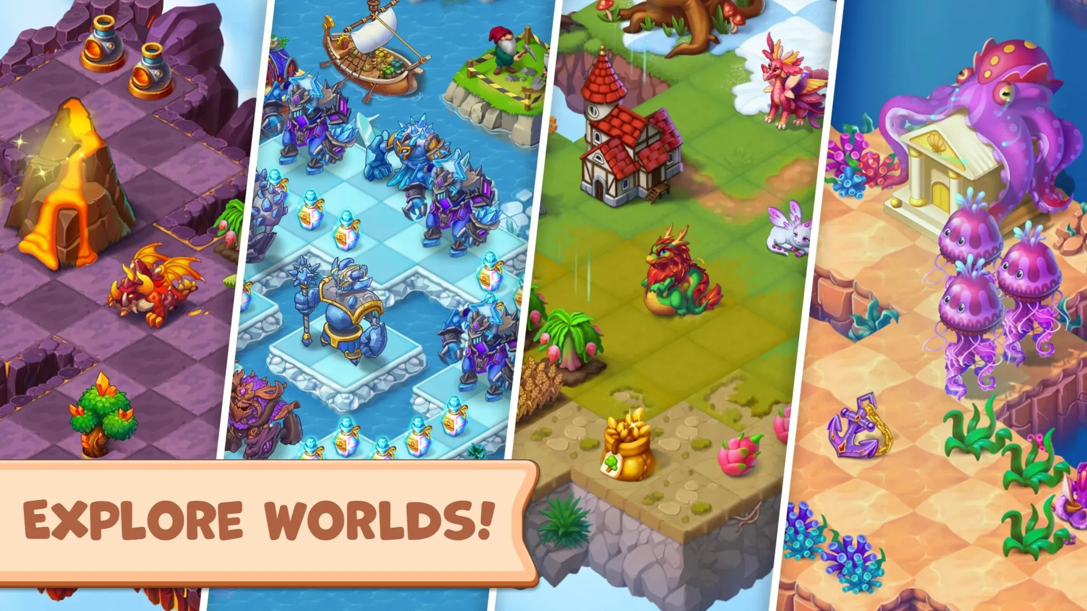 Mergest Kingdom: Merge game | Indus Appstore | Screenshot