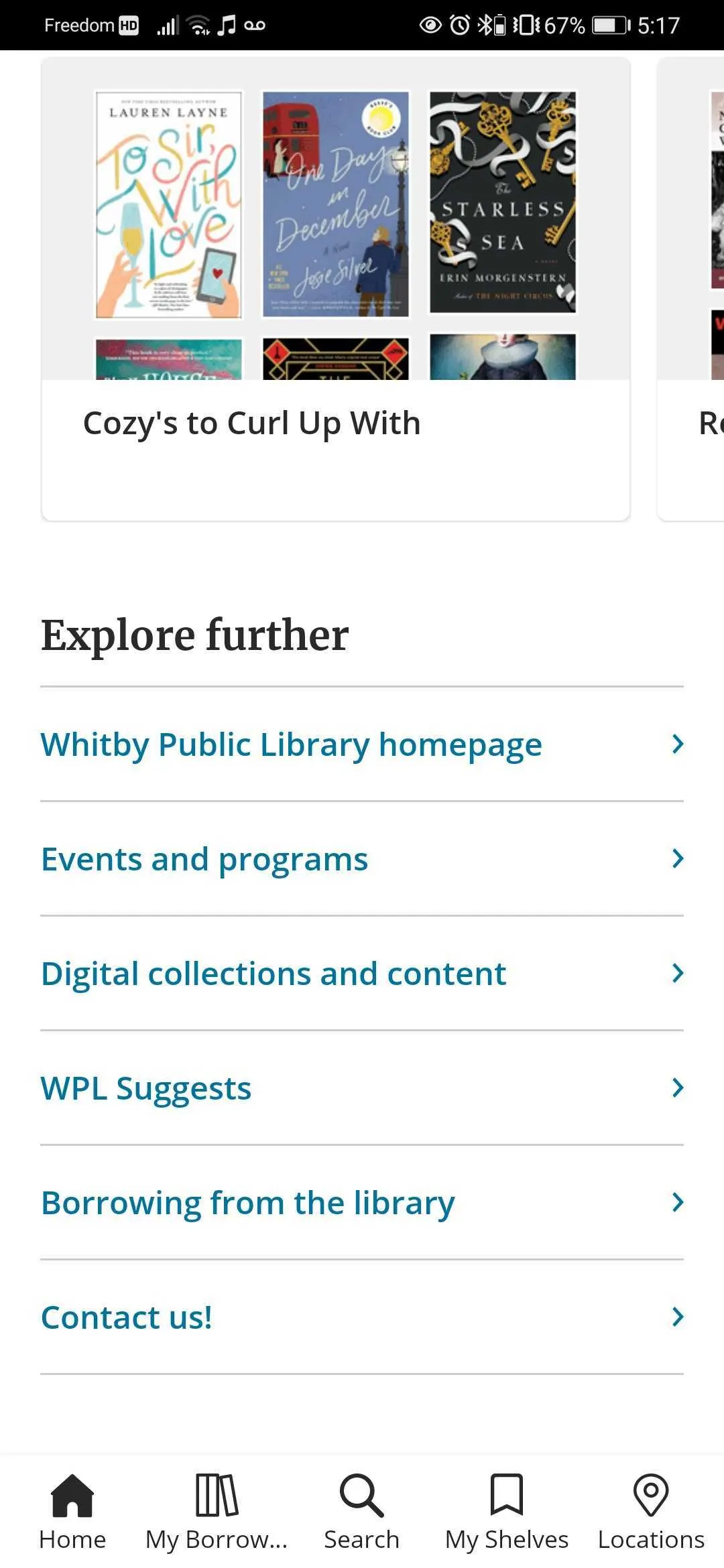 Whitby Library | Indus Appstore | Screenshot