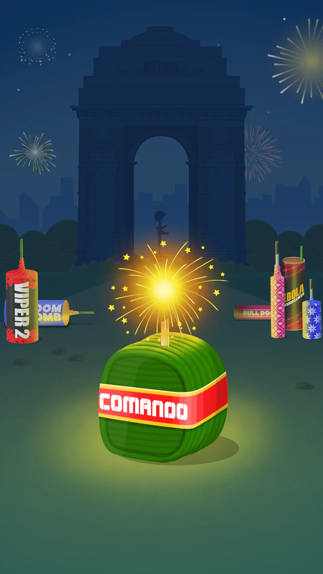 Diwali Firecrackers Simulator | Indus Appstore | Screenshot