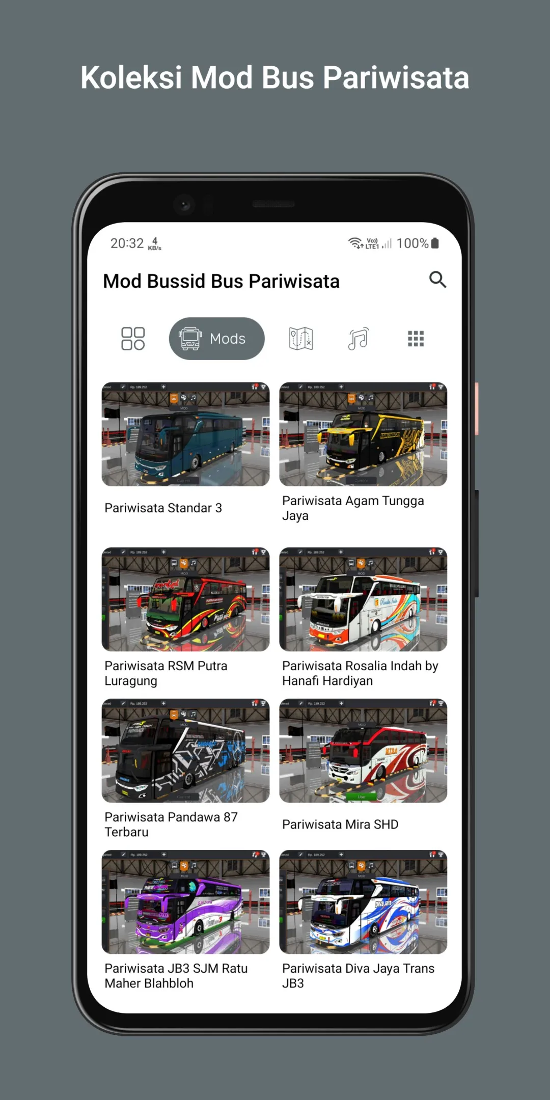 MOD Bussid Bus Pariwisata | Indus Appstore | Screenshot