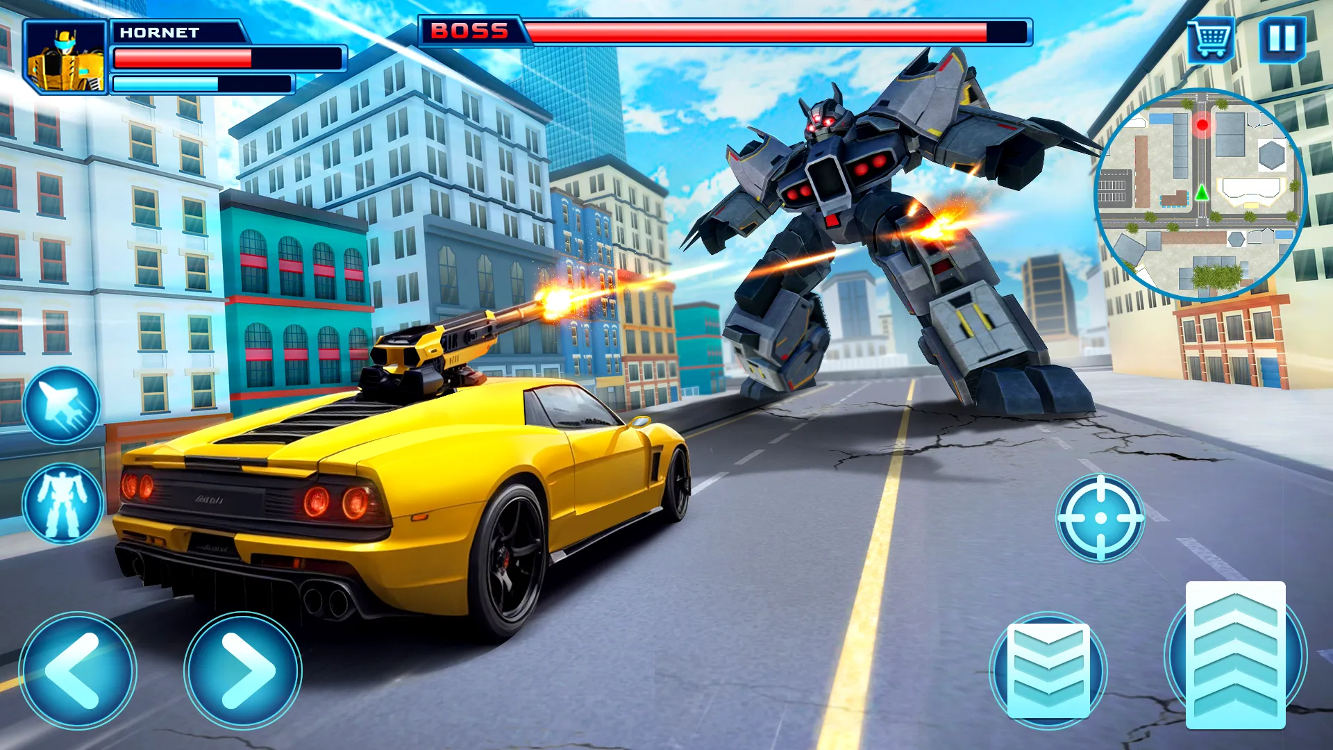 Robot Car Transform Fight Game | Indus Appstore | Screenshot