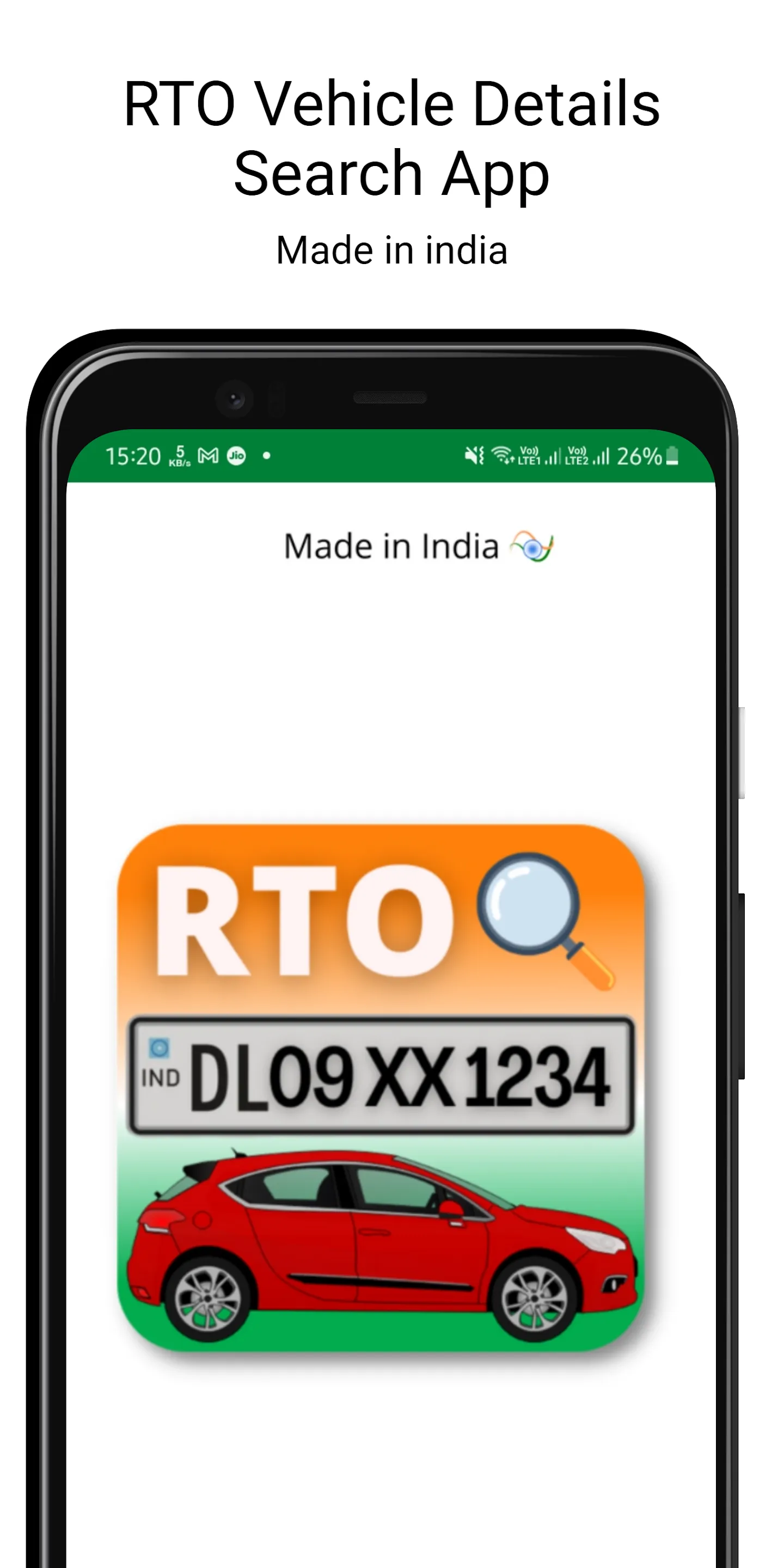 RTO Vehicle Details Search App | Indus Appstore | Screenshot
