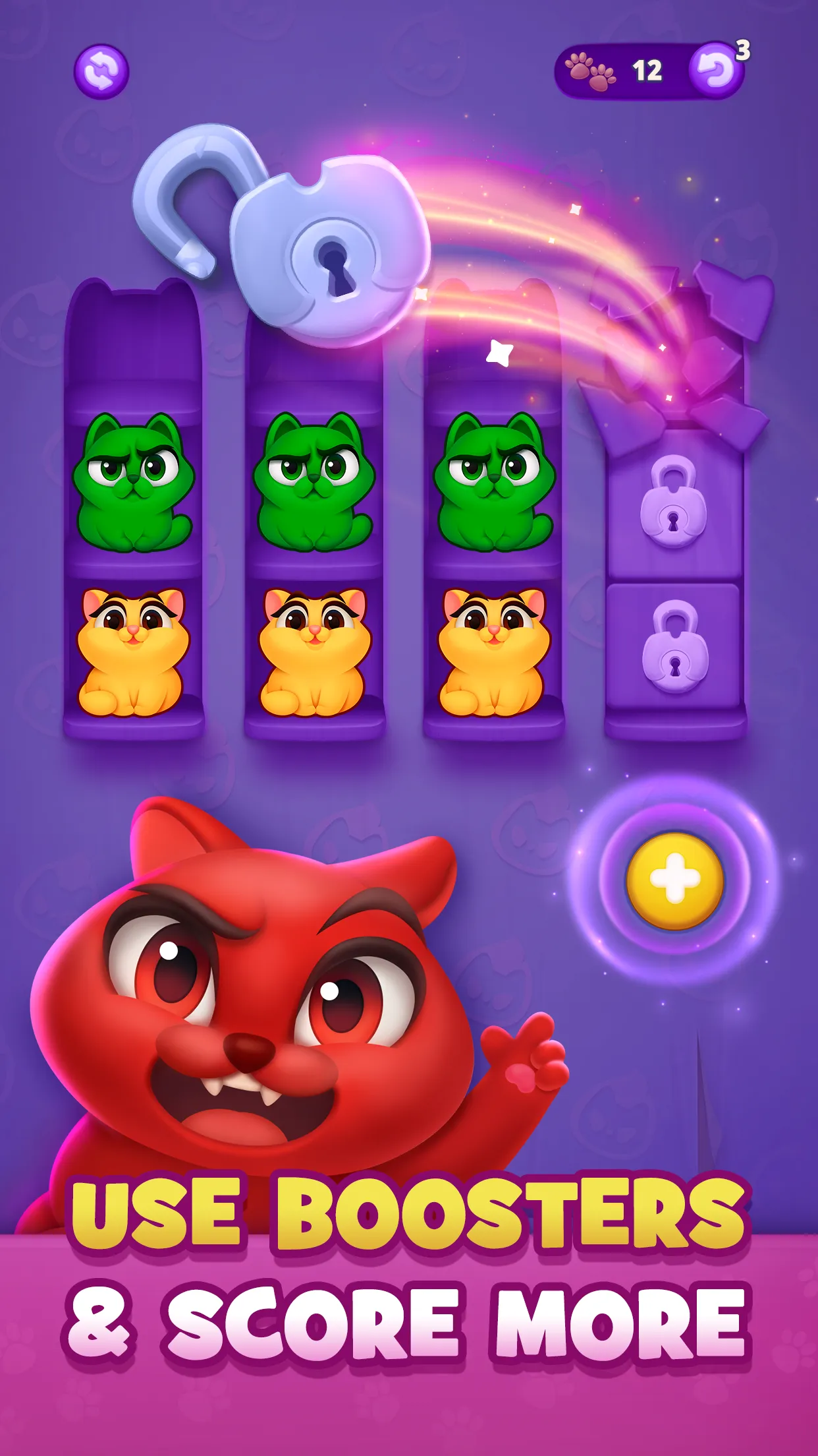 Kitty Sort: Twisted Tails | Indus Appstore | Screenshot